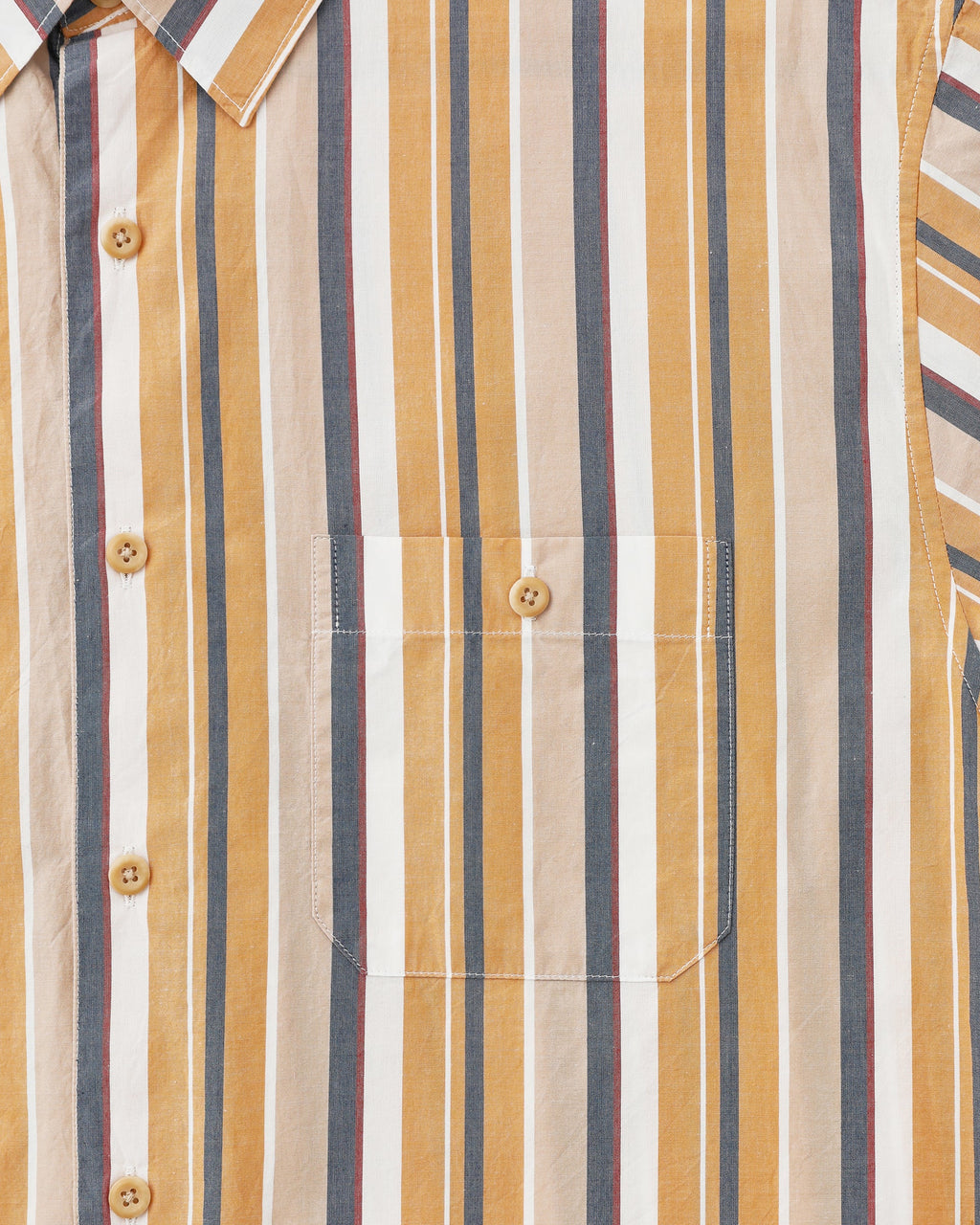 Khakis - Cabana Stripe S/S Shirt (Orange) product image 3 | TRAB K-Fashion Australia