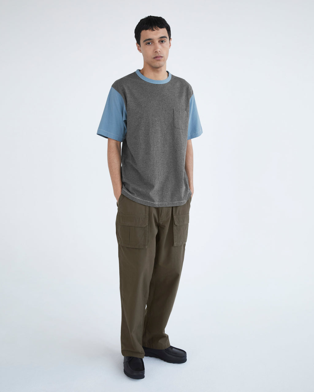 Khakis - Campus S/S Tee (Blue) product image 5 | TRAB K-Fashion Australia