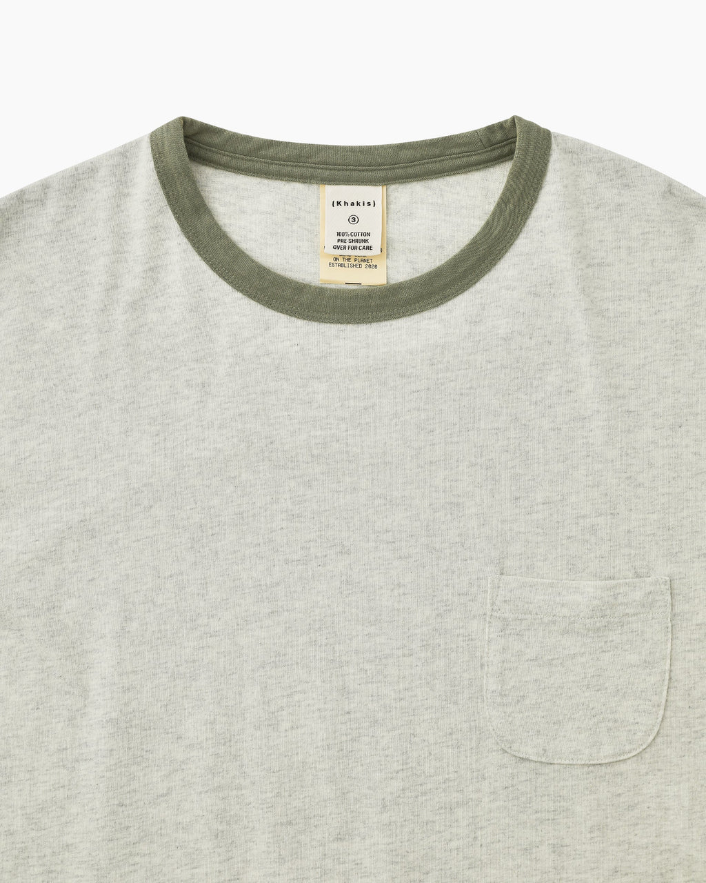 Khakis - Campus S/S Tee (Olive) product image 2 | TRAB K-Fashion Australia