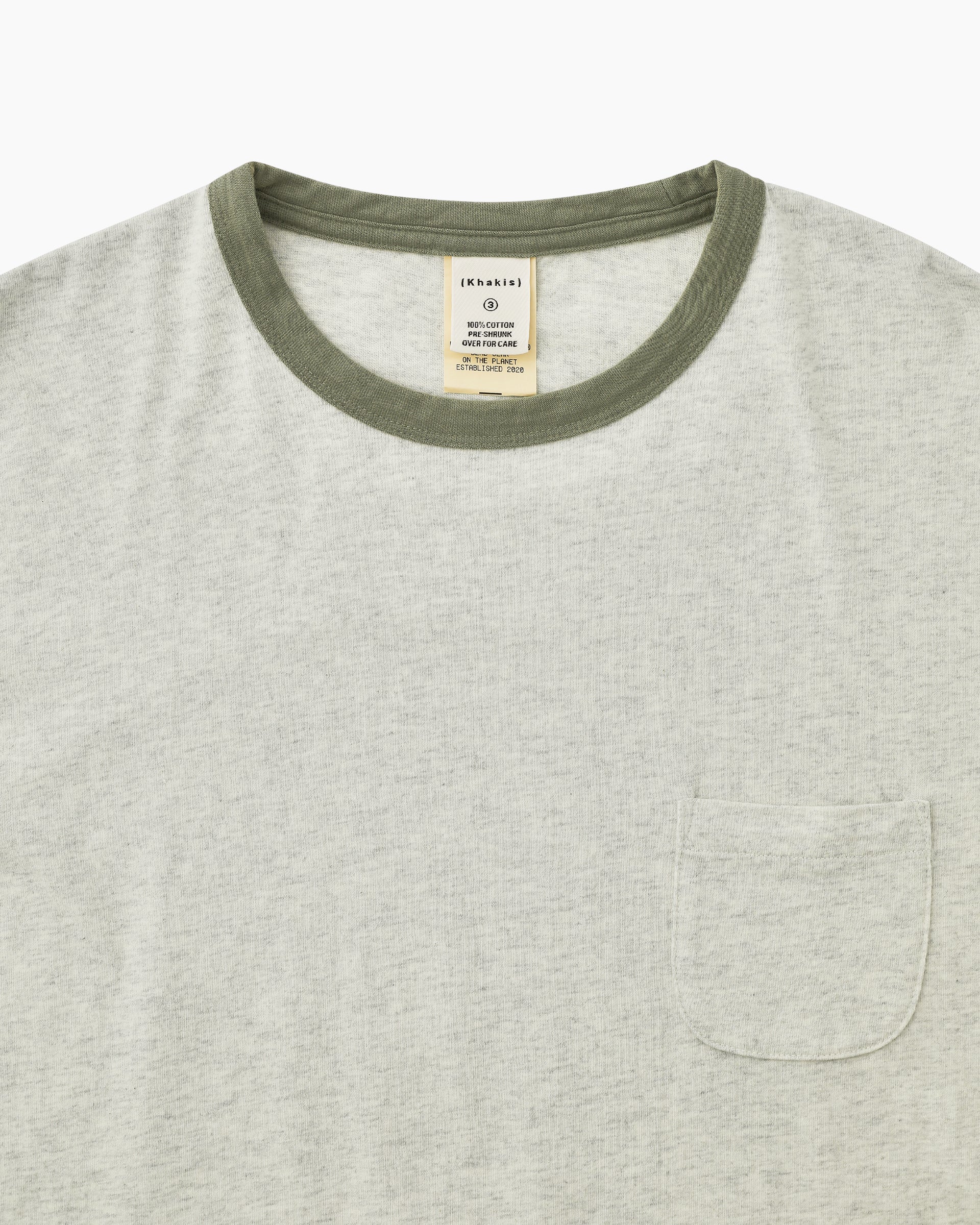 Khakis - Campus S/S Tee (Olive) product image 2 | TRAB K-Fashion Australia