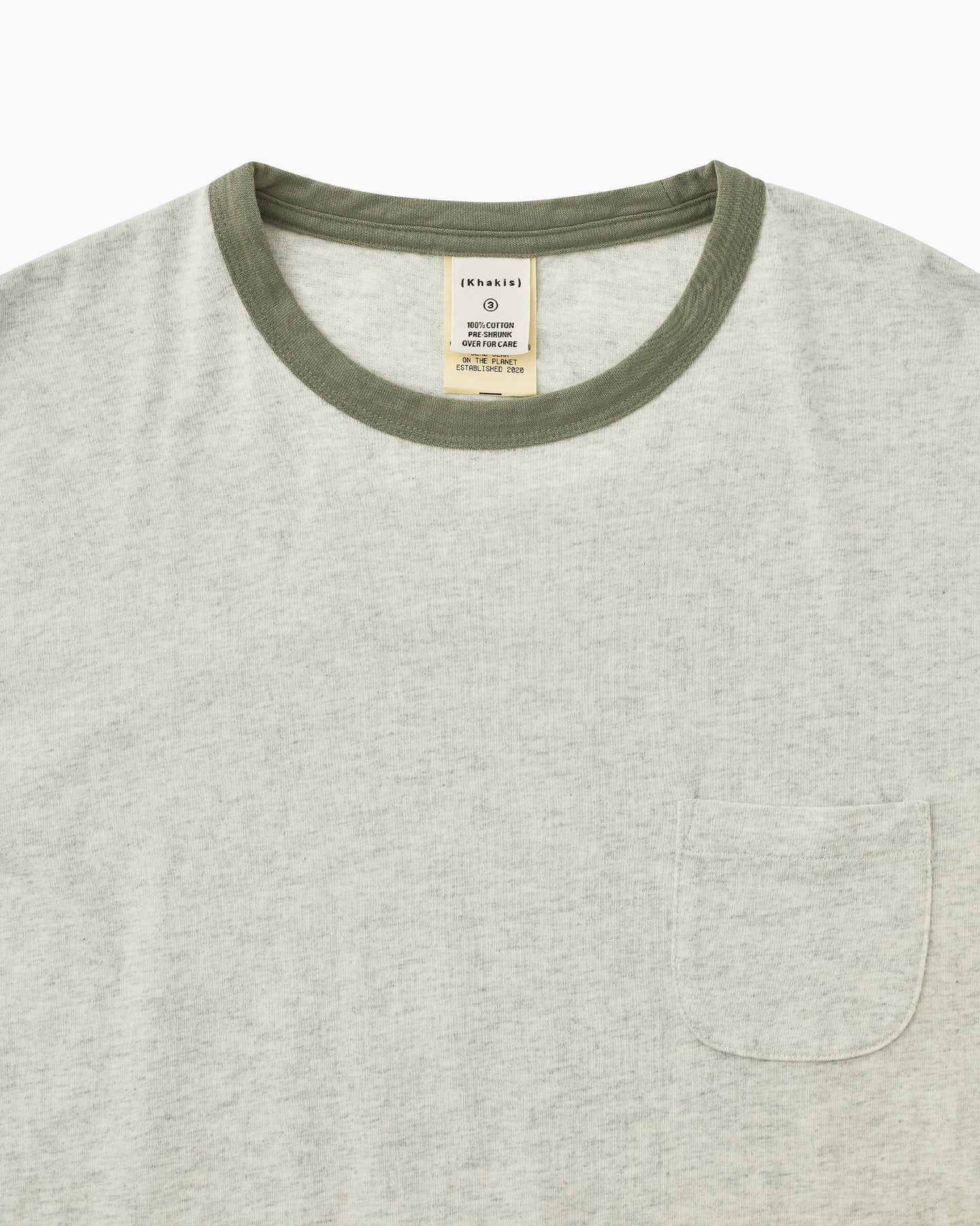 Khakis - Campus S/S Tee (Olive) product image 2 | TRAB K-Fashion Australia