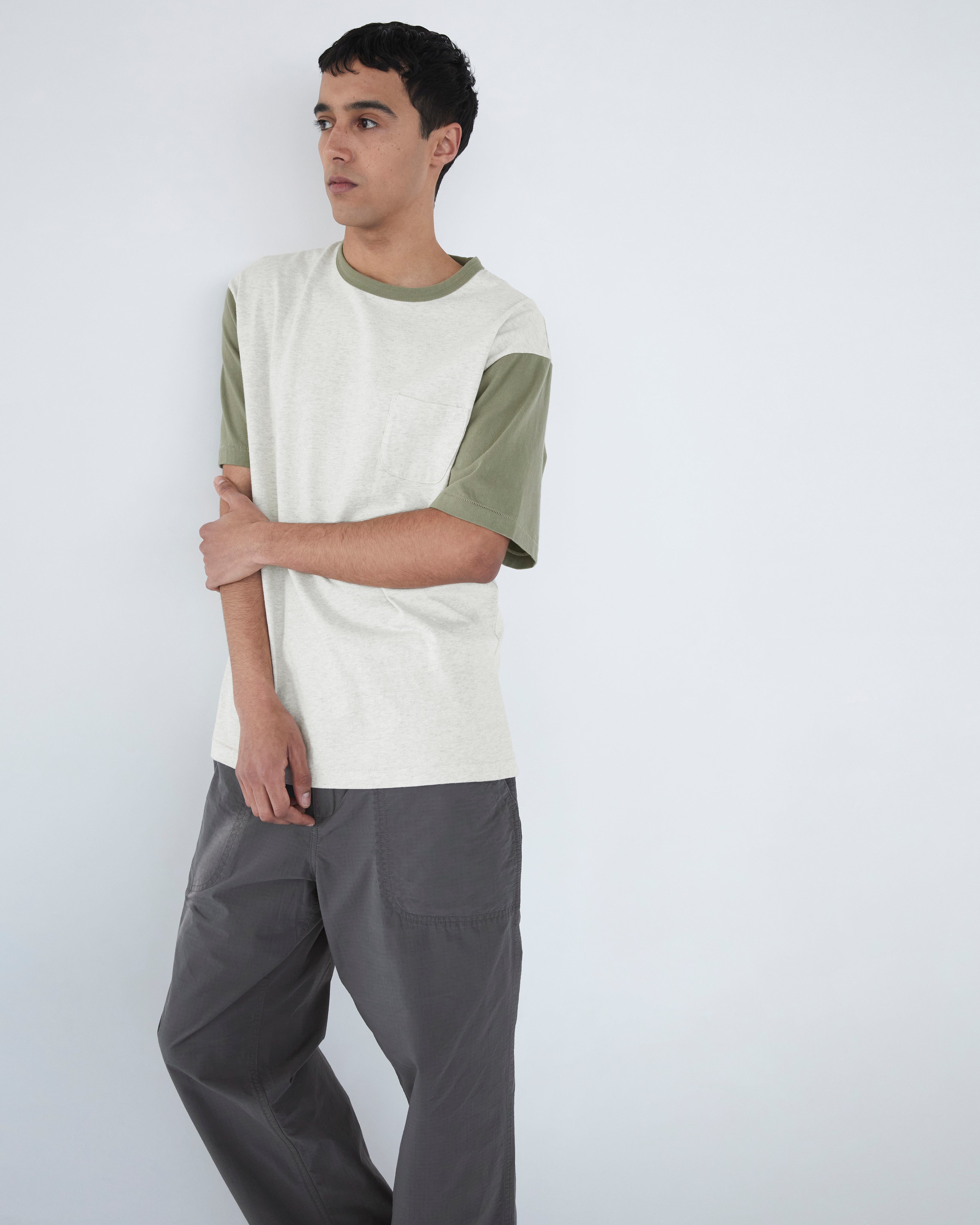 Khakis - Campus S/S Tee (Olive) product image 4 | TRAB K-Fashion Australia