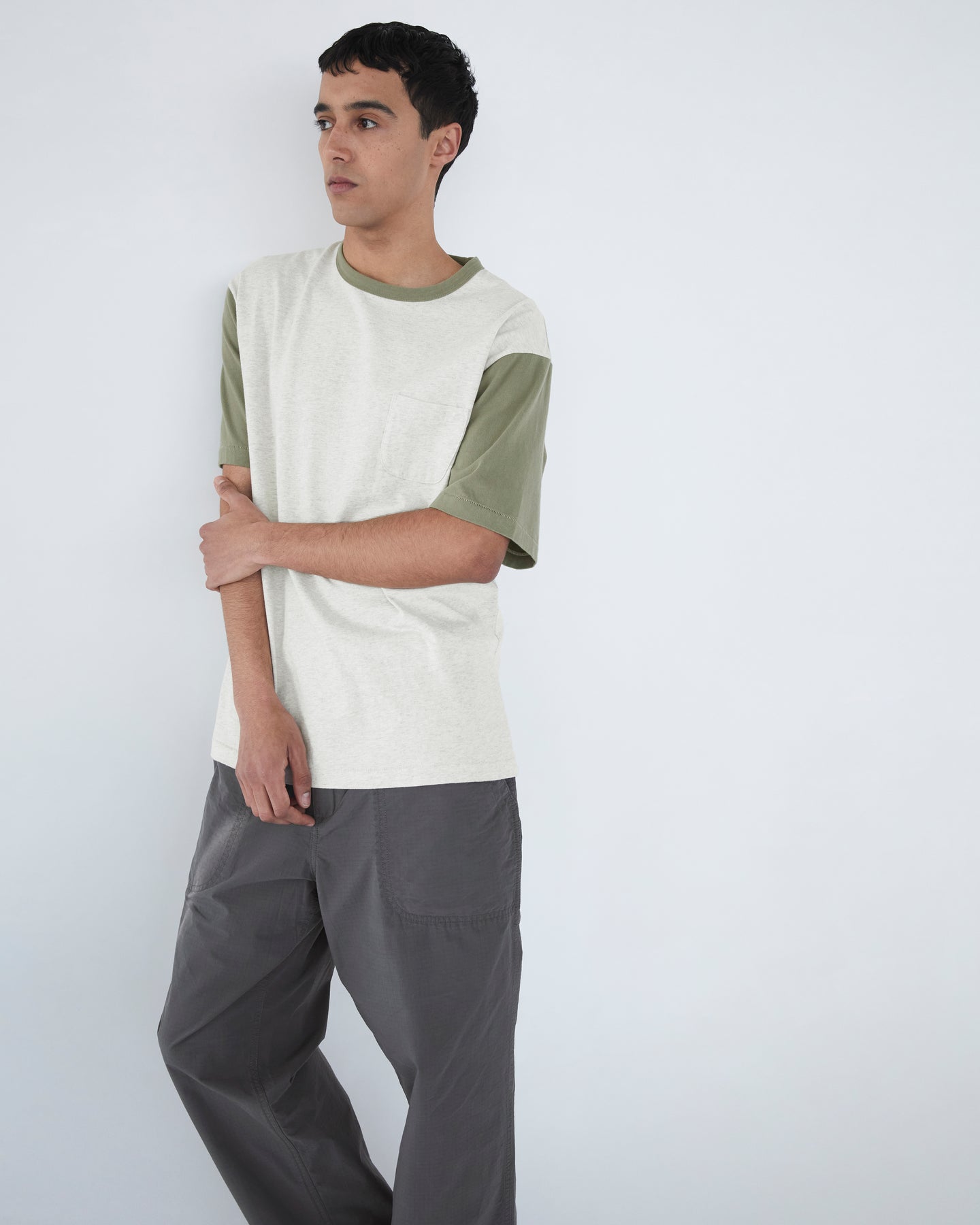Khakis - Campus S/S Tee (Olive) product image 4 | TRAB K-Fashion Australia