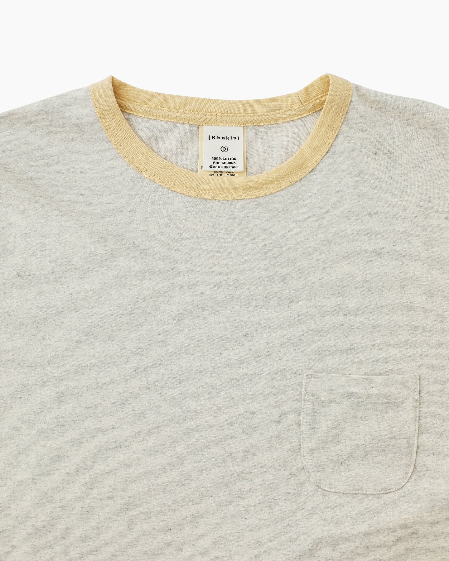 Khakis - Campus S/S Tee (Yellow) product image 2 | TRAB K-Fashion Australia