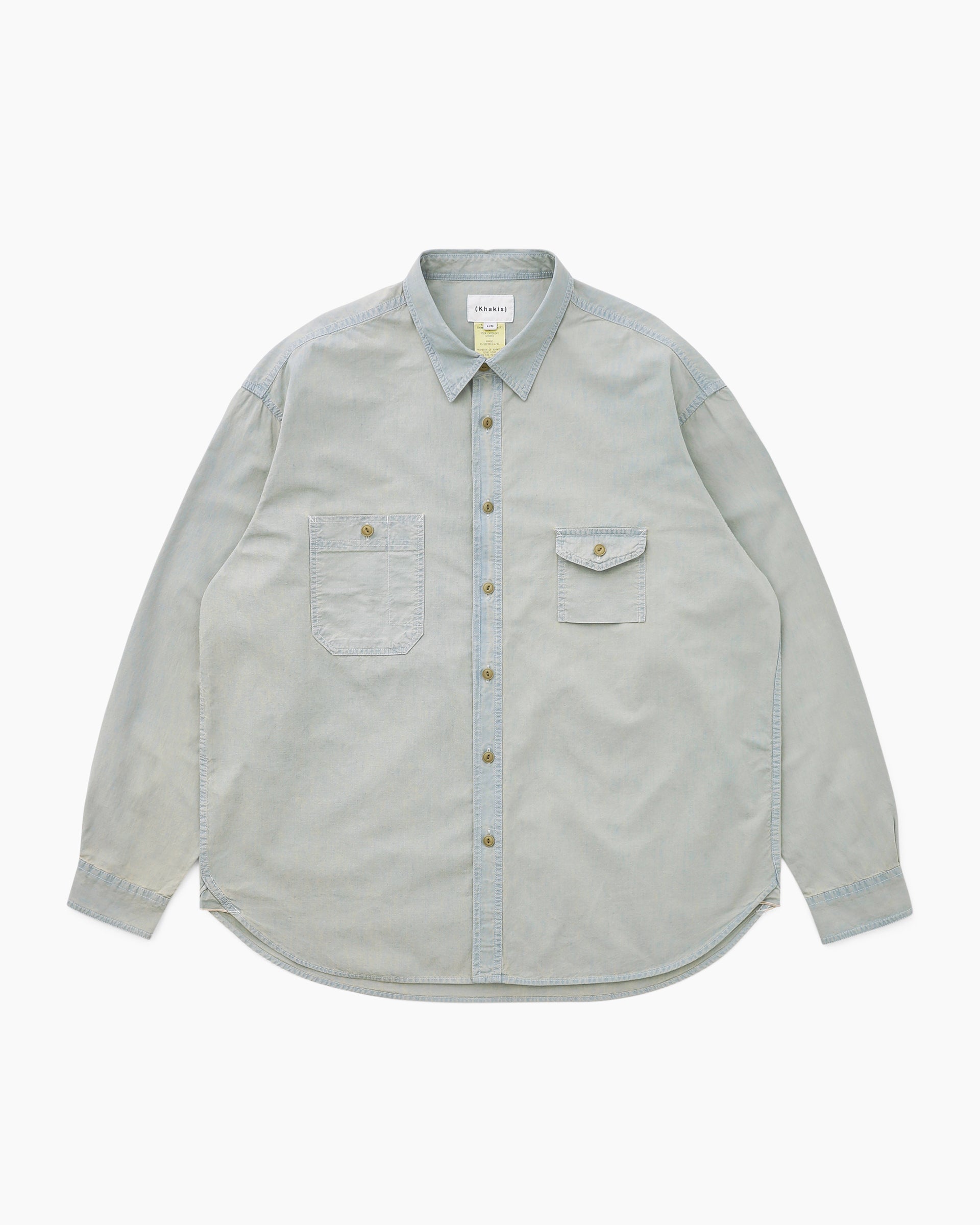 Khakis - Chambray L/S Shirt (Light Blue) product image 1 | TRAB K-Fashion Australia