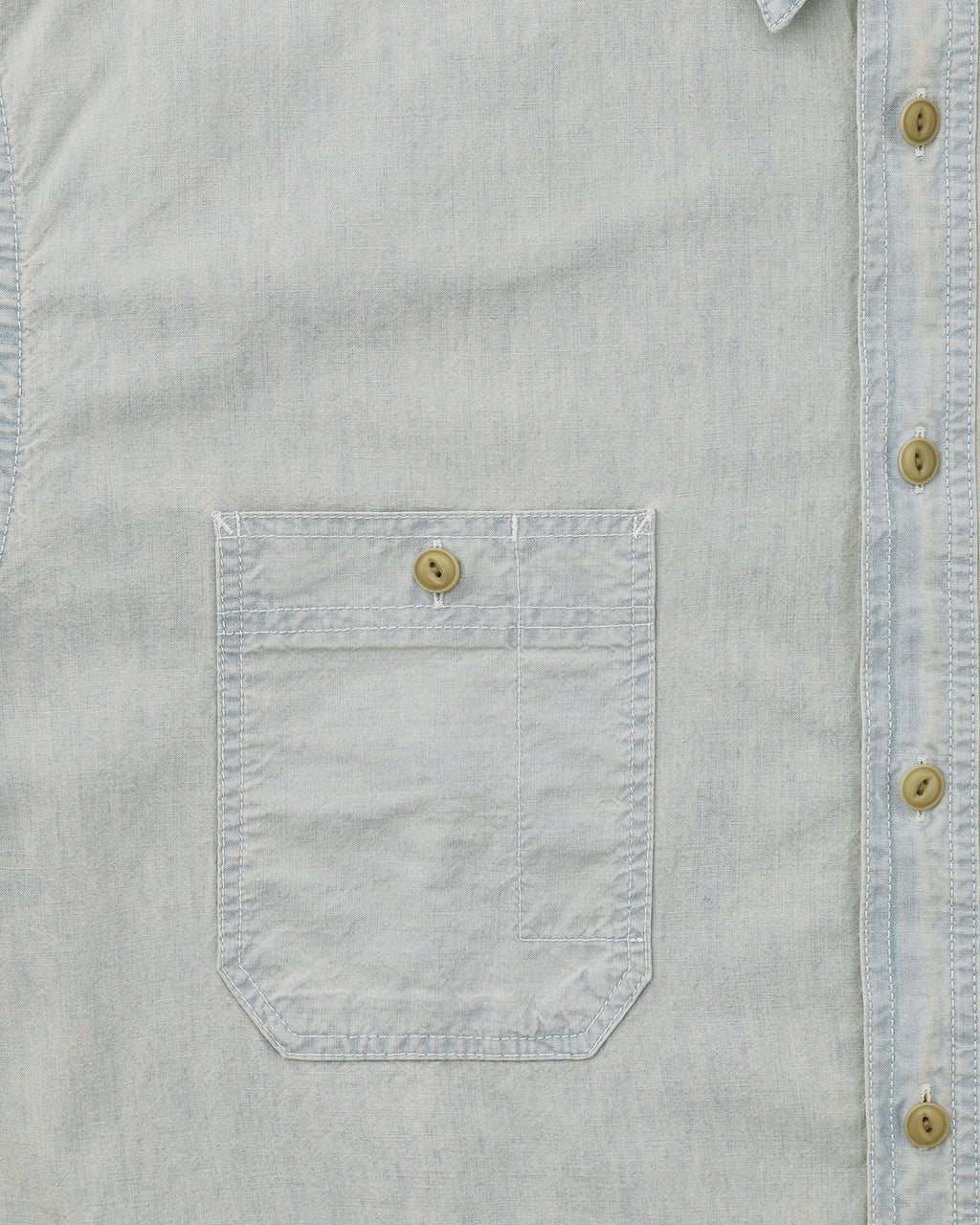 Khakis - Chambray L/S Shirt (Light Blue) product image 3 | TRAB K-Fashion Australia