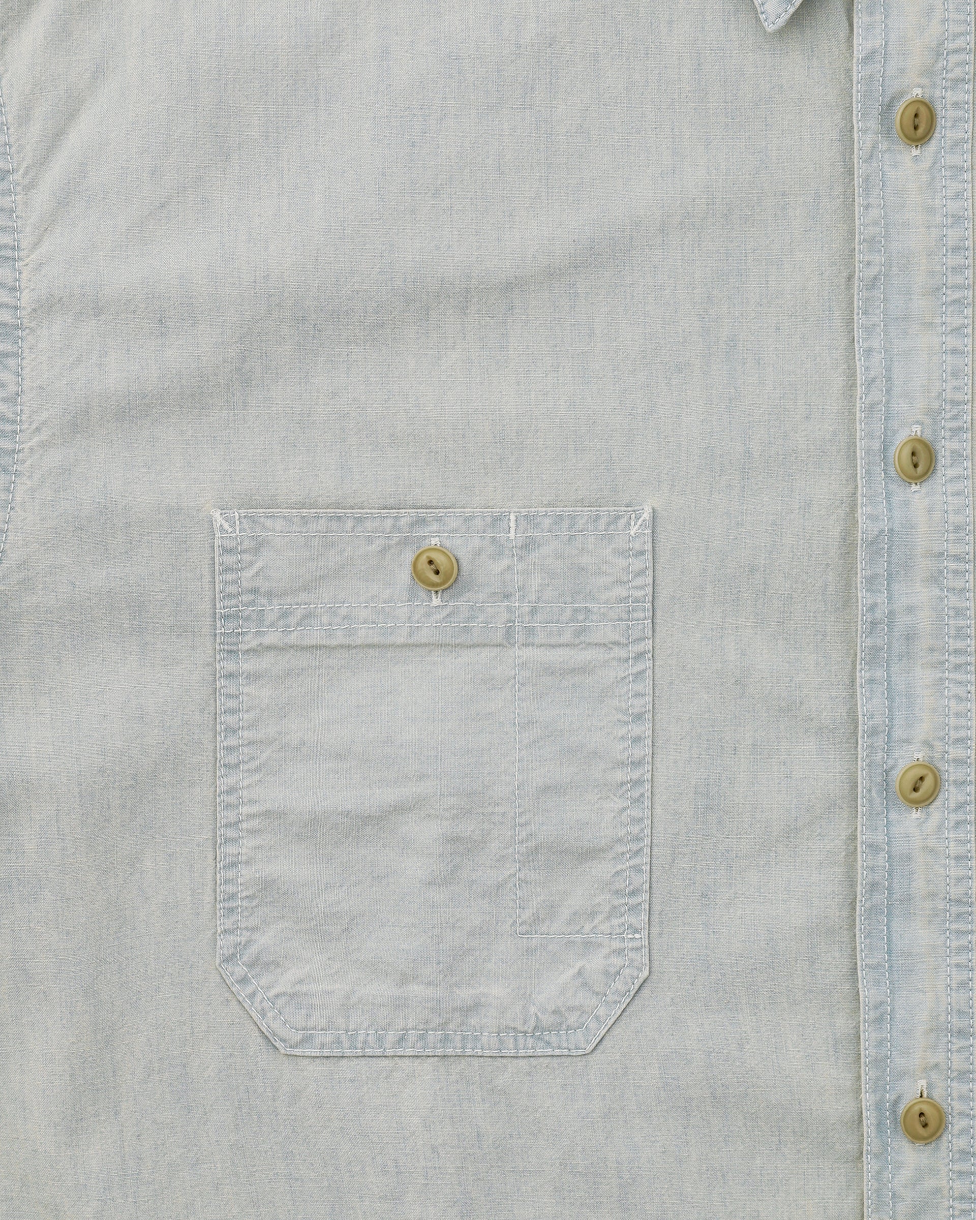 Khakis - Chambray L/S Shirt (Light Blue) product image 3 | TRAB K-Fashion Australia