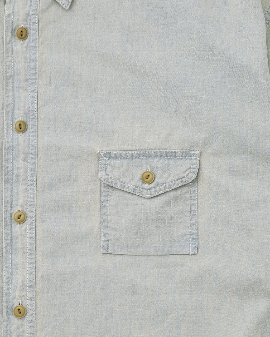 Khakis - Chambray L/S Shirt (Light Blue) product image 4 | TRAB K-Fashion Australia