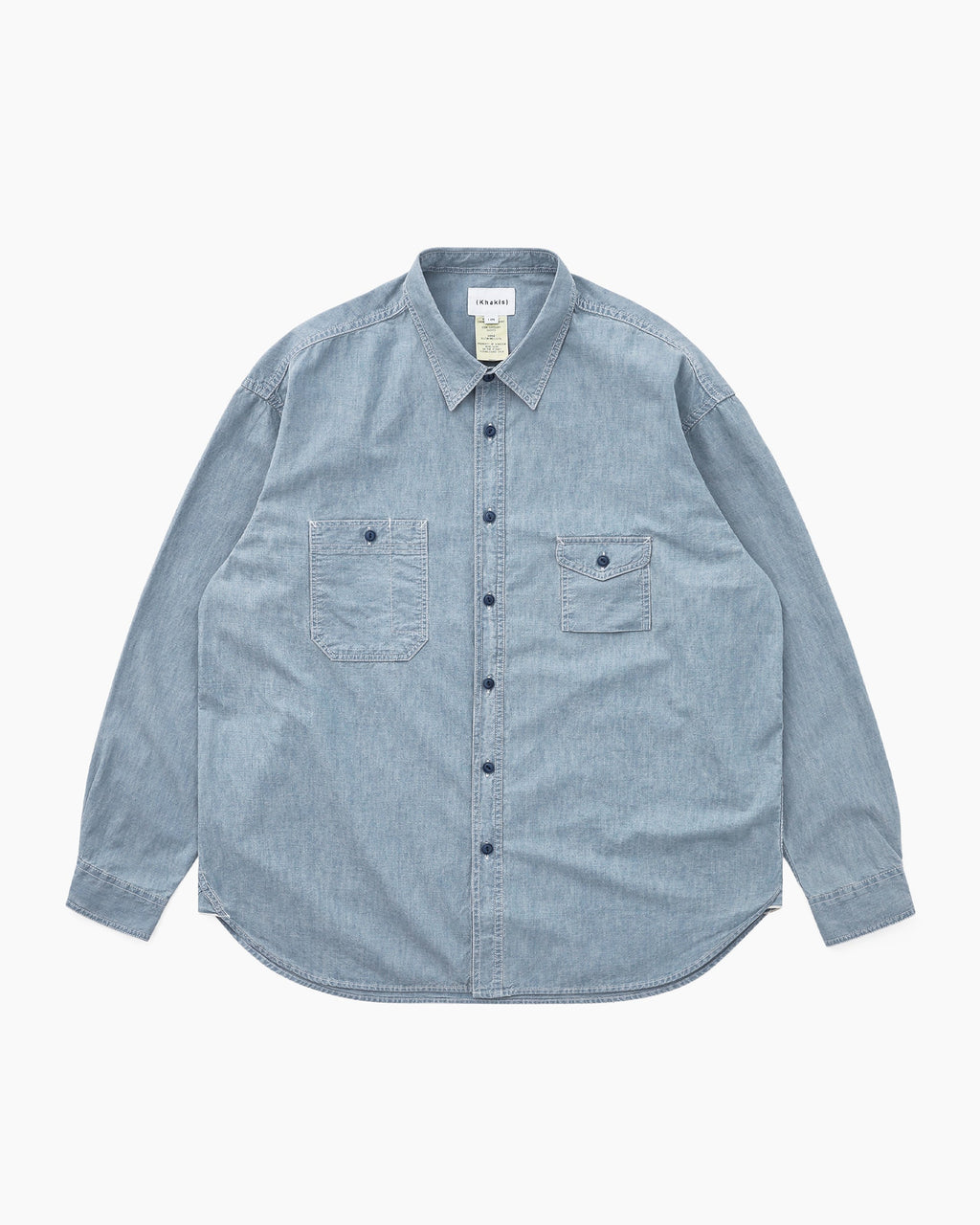 Khakis - Chambray L/S Shirt (Mid Blue) product image 1 | TRAB K-Fashion Australia