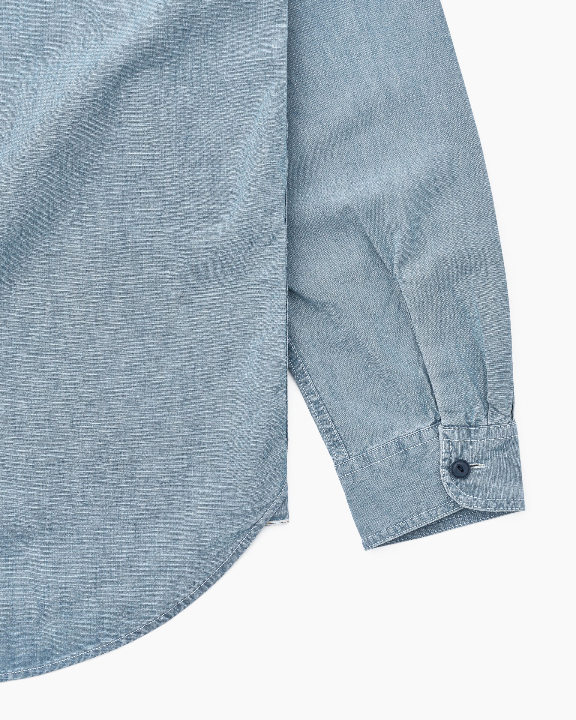 Khakis - Chambray L/S Shirt (Mid Blue) product image 5 | TRAB K-Fashion Australia