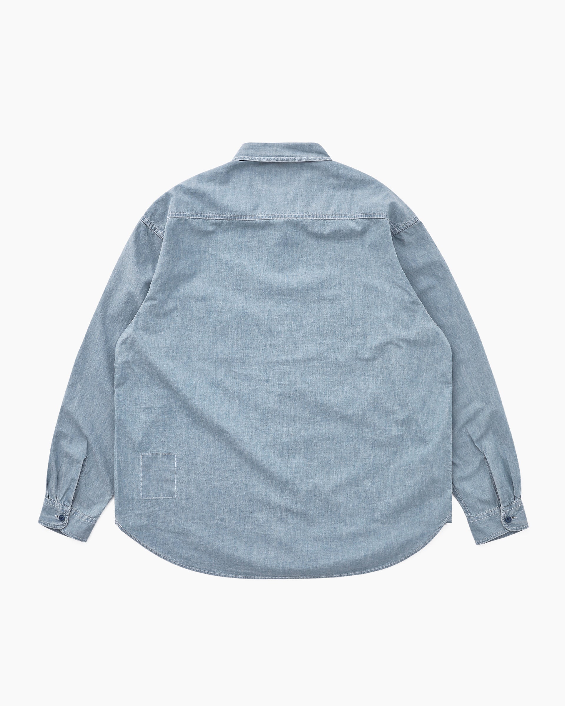 Khakis - Chambray L/S Shirt (Mid Blue) product image 6 | TRAB K-Fashion Australia