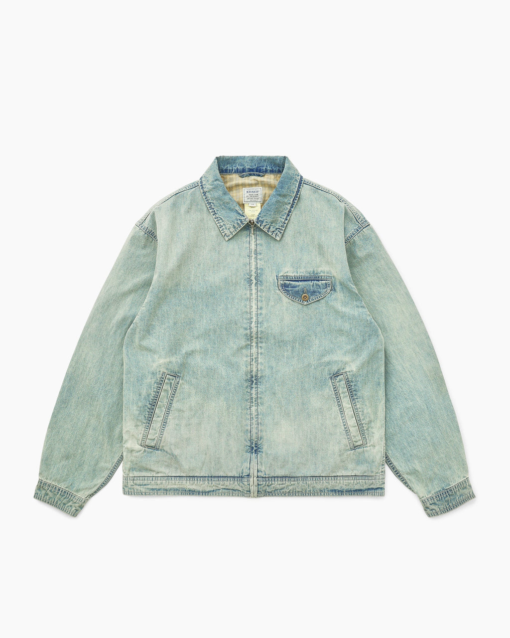 Khakis - Chambray Swing Jacket (Aged Blue) product image 1 | TRAB K-Fashion Australia