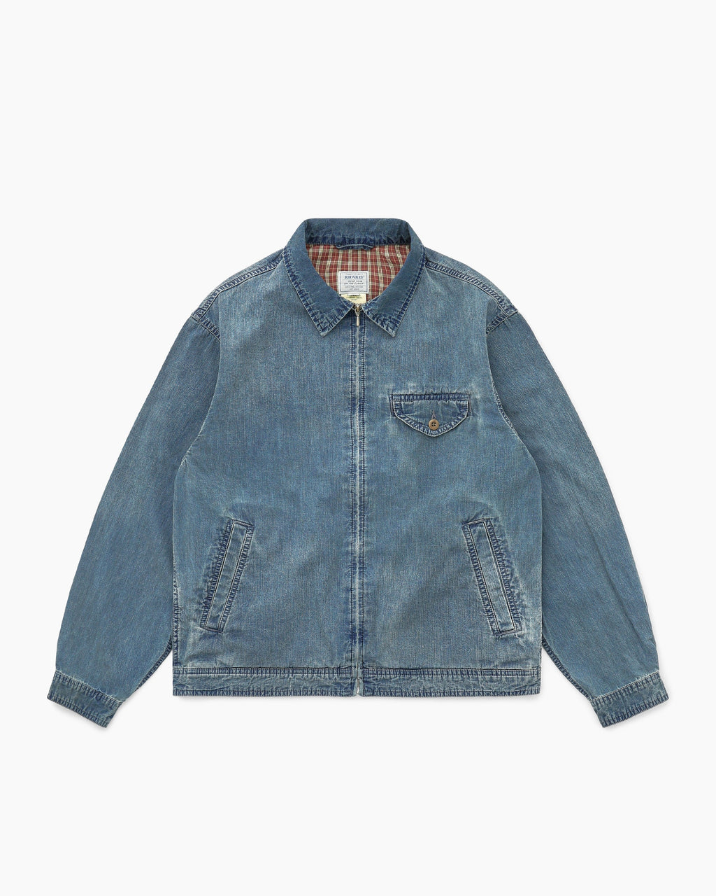 Khakis - Chambray Swing Jacket (Blue) product image 1 | TRAB K-Fashion Australia
