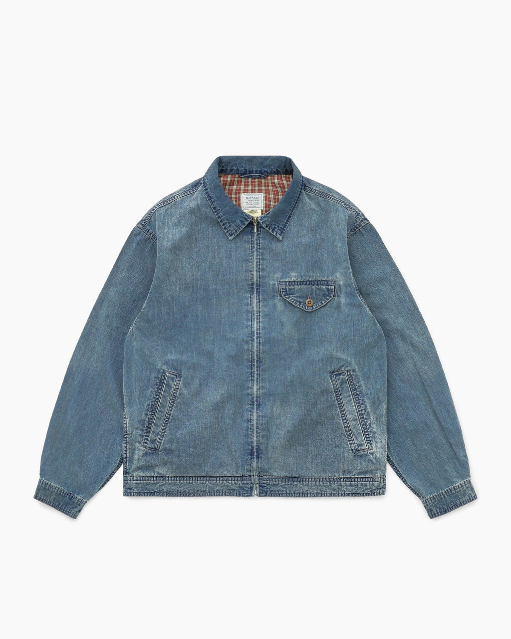Khakis - Chambray Swing Jacket (Blue) product image 1 | TRAB K-Fashion Australia