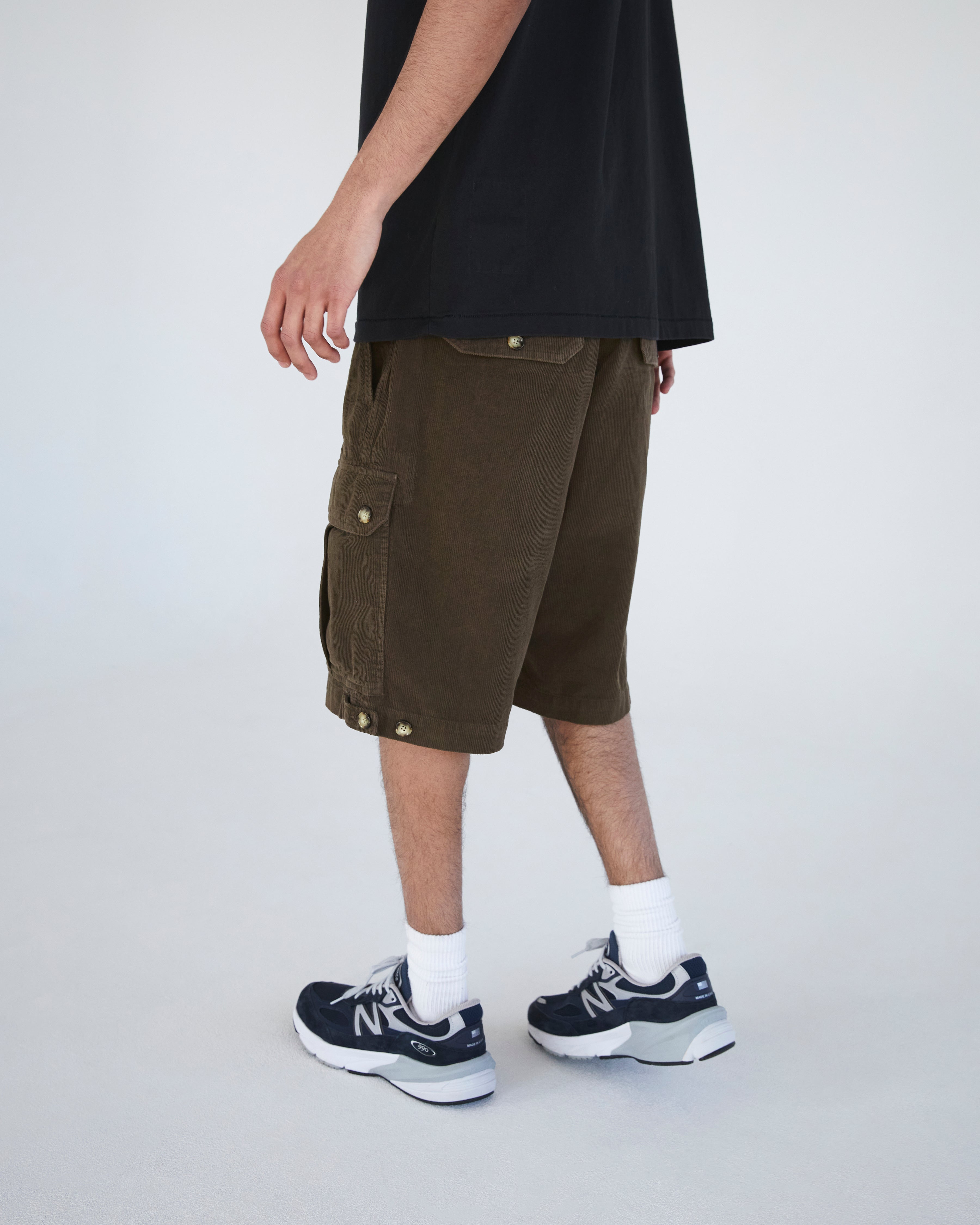 Khakis - Corduroy Hiker Short (Brown) product image 7 | TRAB K-Fashion Australia