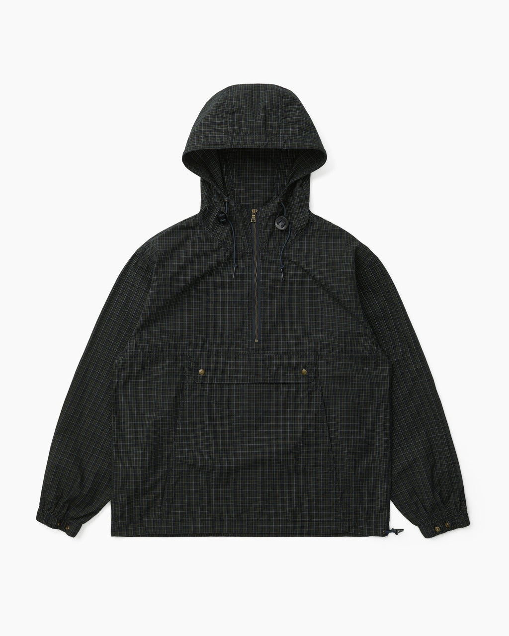Khakis - Cotton Plaid Anorak (Navy) product image 1 | TRAB K-Fashion Australia
