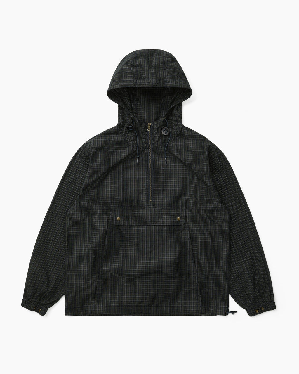 Khakis - Cotton Plaid Anorak (Navy) product image 1 | TRAB K-Fashion Australia