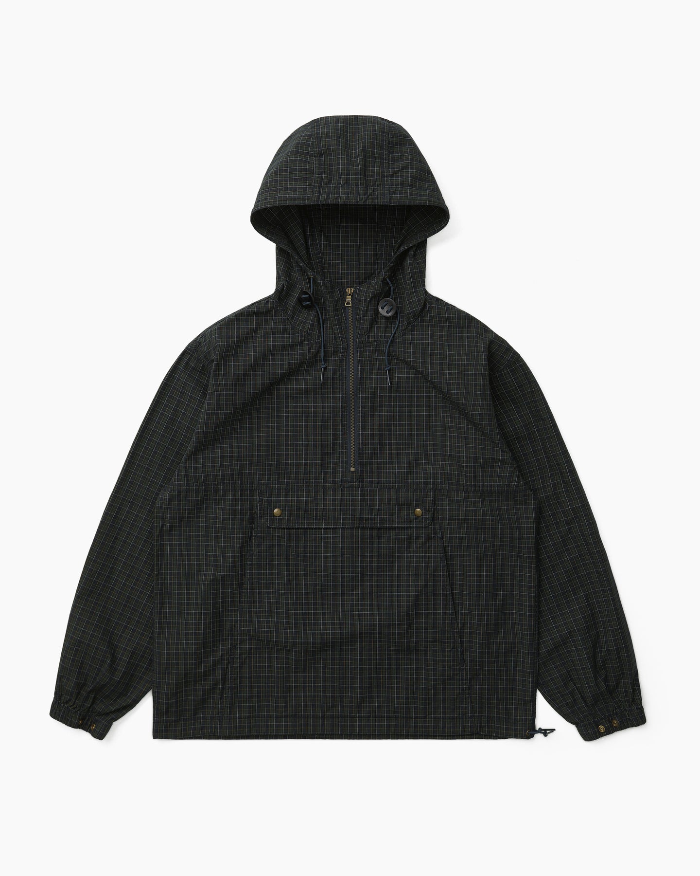 Khakis - Cotton Plaid Anorak (Navy) product image 1 | TRAB K-Fashion Australia