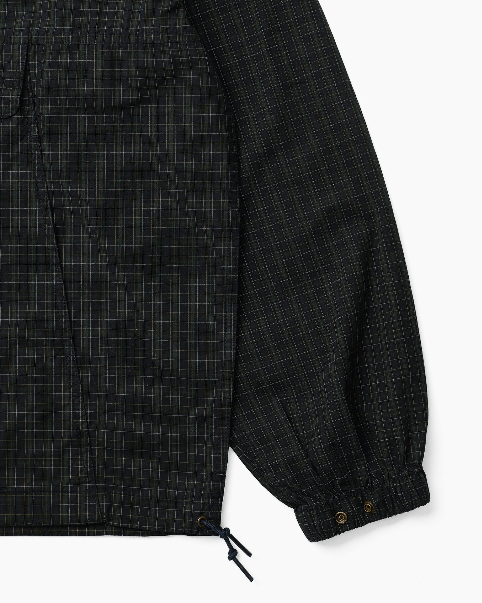 Khakis - Cotton Plaid Anorak (Navy) product image 3 | TRAB K-Fashion Australia