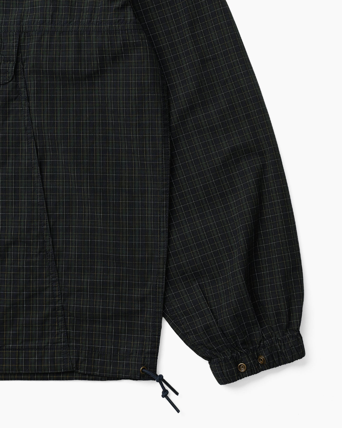 Khakis - Cotton Plaid Anorak (Navy) product image 3 | TRAB K-Fashion Australia