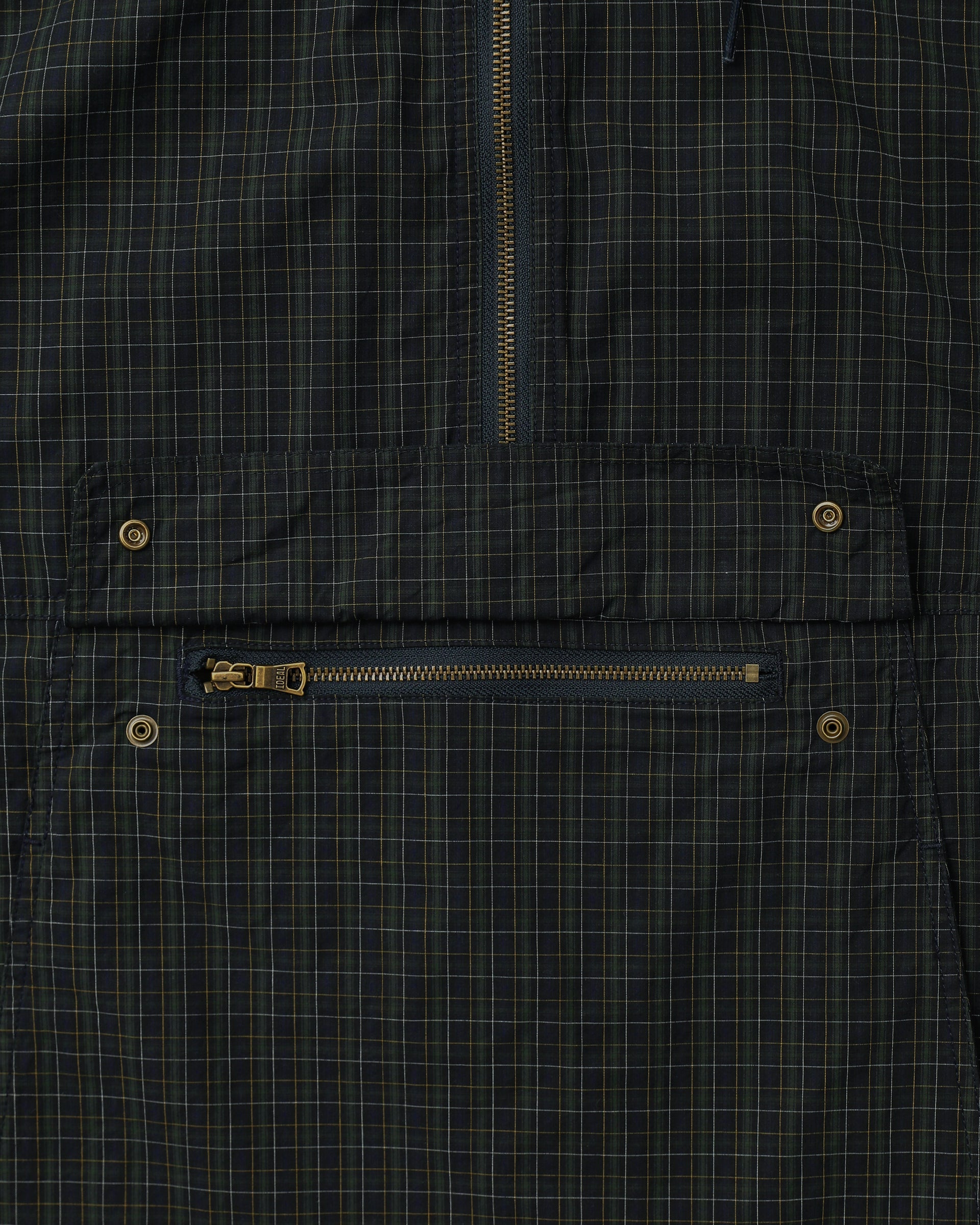 Khakis - Cotton Plaid Anorak (Navy) product image 4 | TRAB K-Fashion Australia