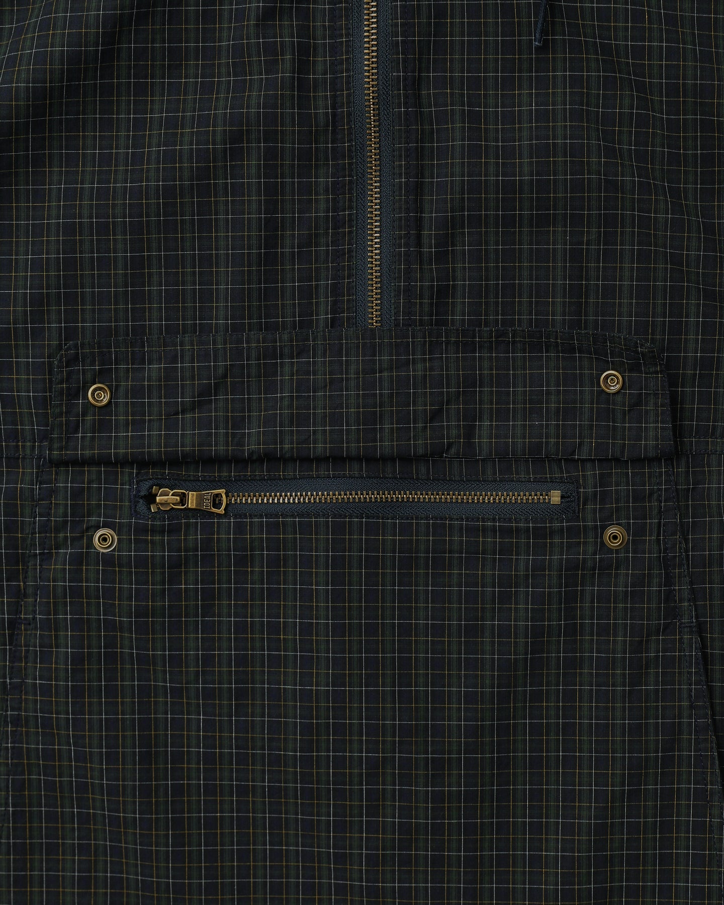 Khakis - Cotton Plaid Anorak (Navy) product image 4 | TRAB K-Fashion Australia