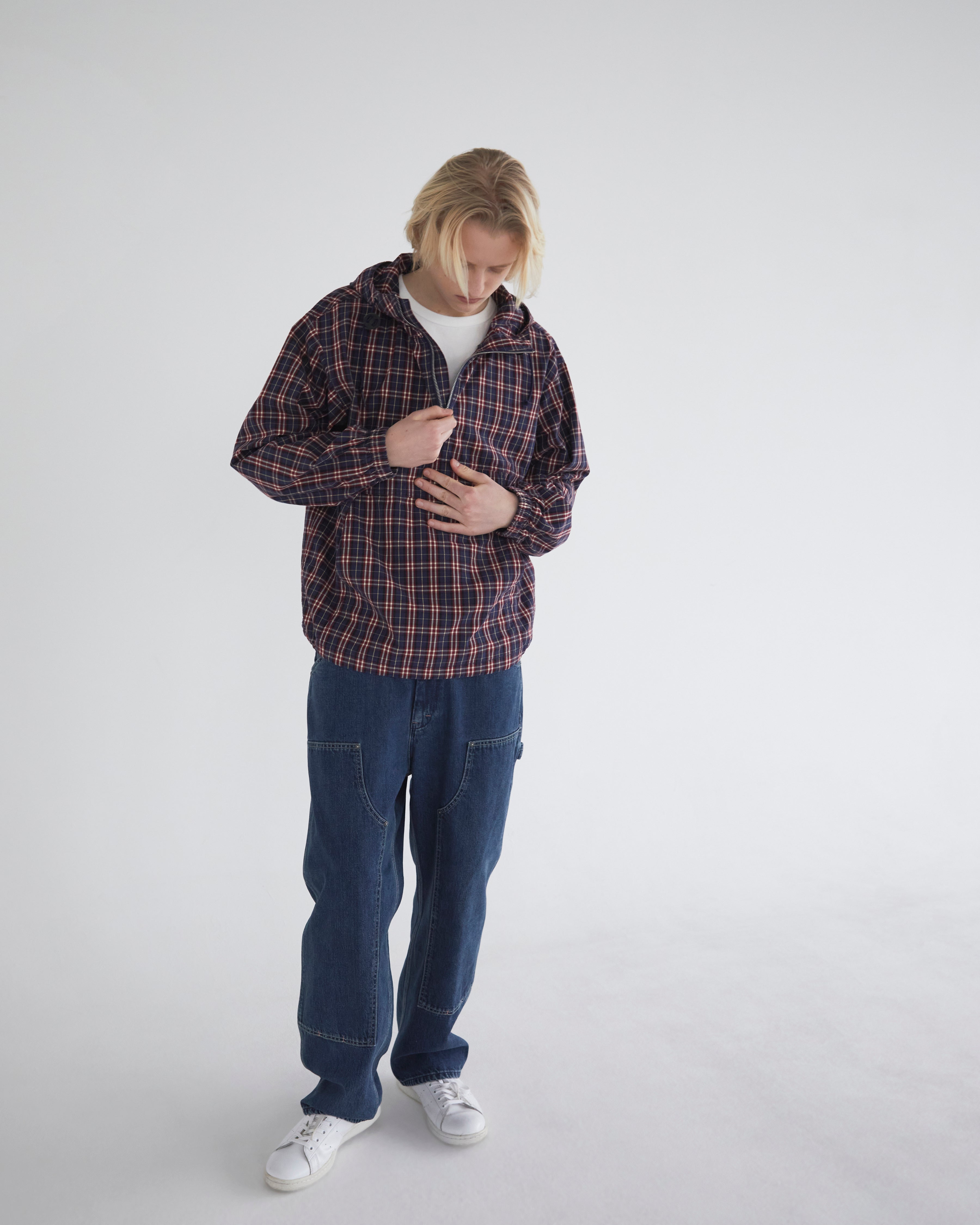 Khakis - Cotton Plaid Anorak (Red) product image 7 | TRAB K-Fashion Australia