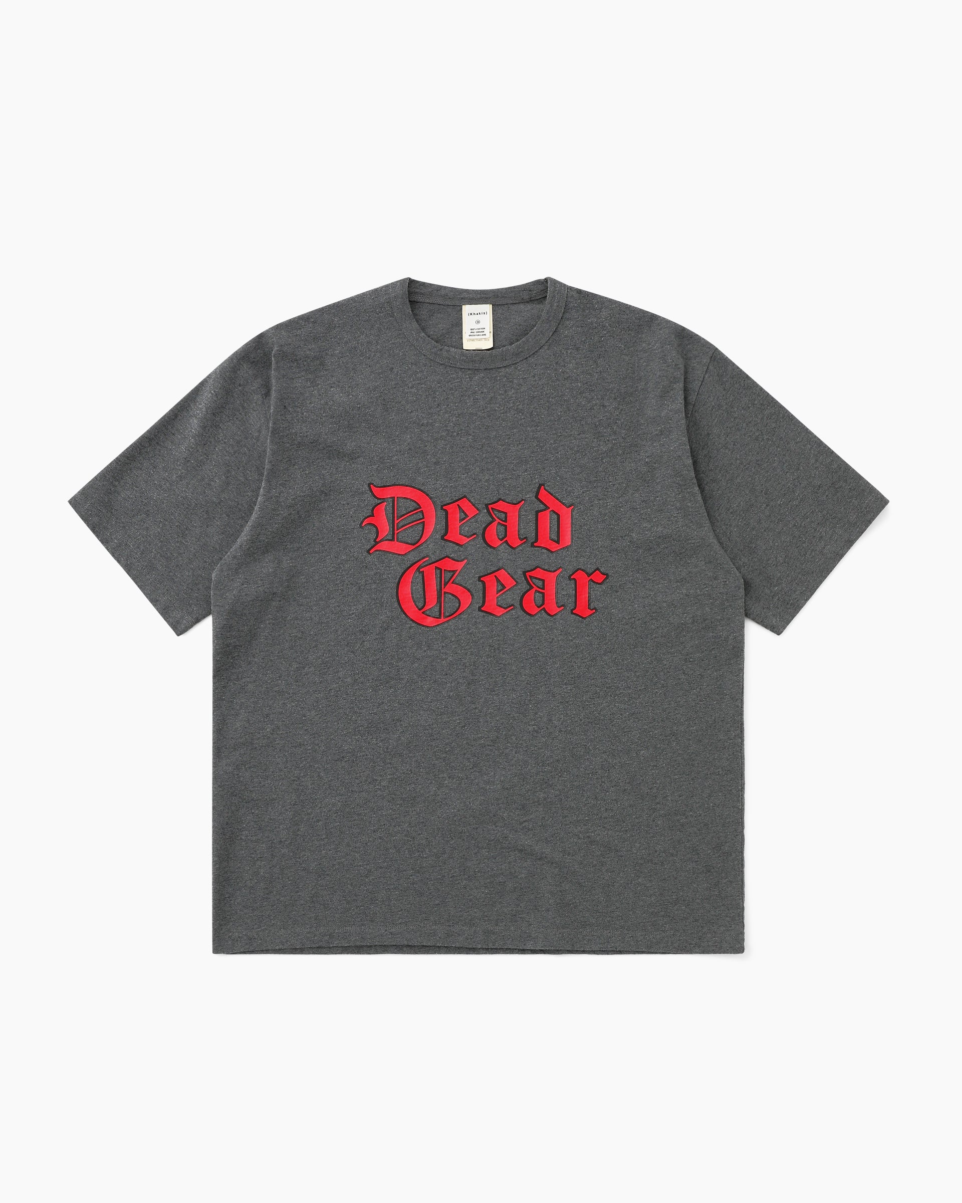 Khakis - Dead Gear Tee (Charcoal) product image 1 | TRAB K-Fashion Australia