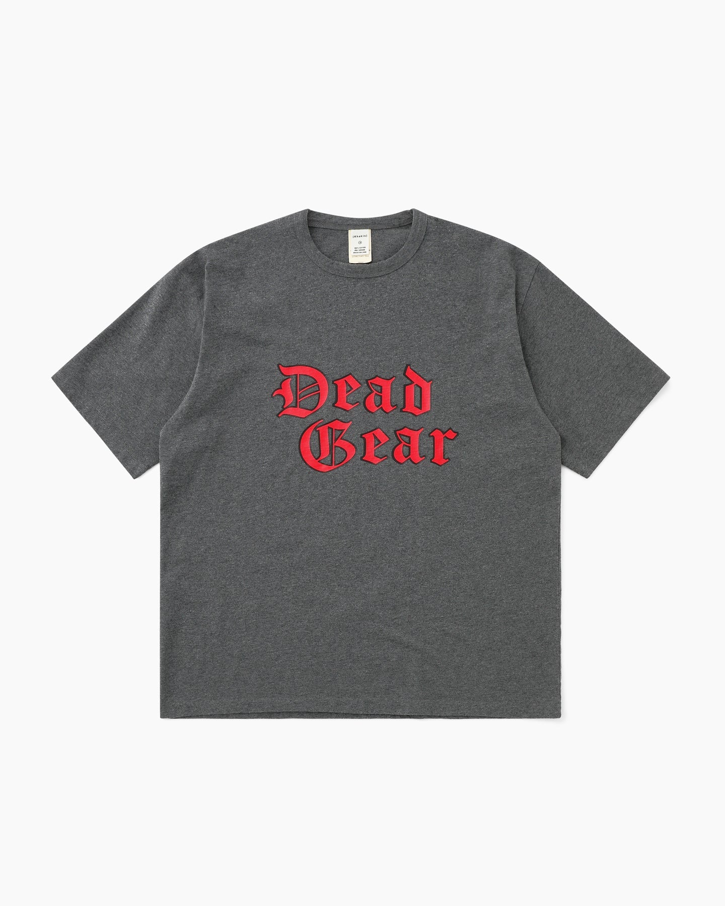 Khakis - Dead Gear Tee (Charcoal) product image 1 | TRAB K-Fashion Australia