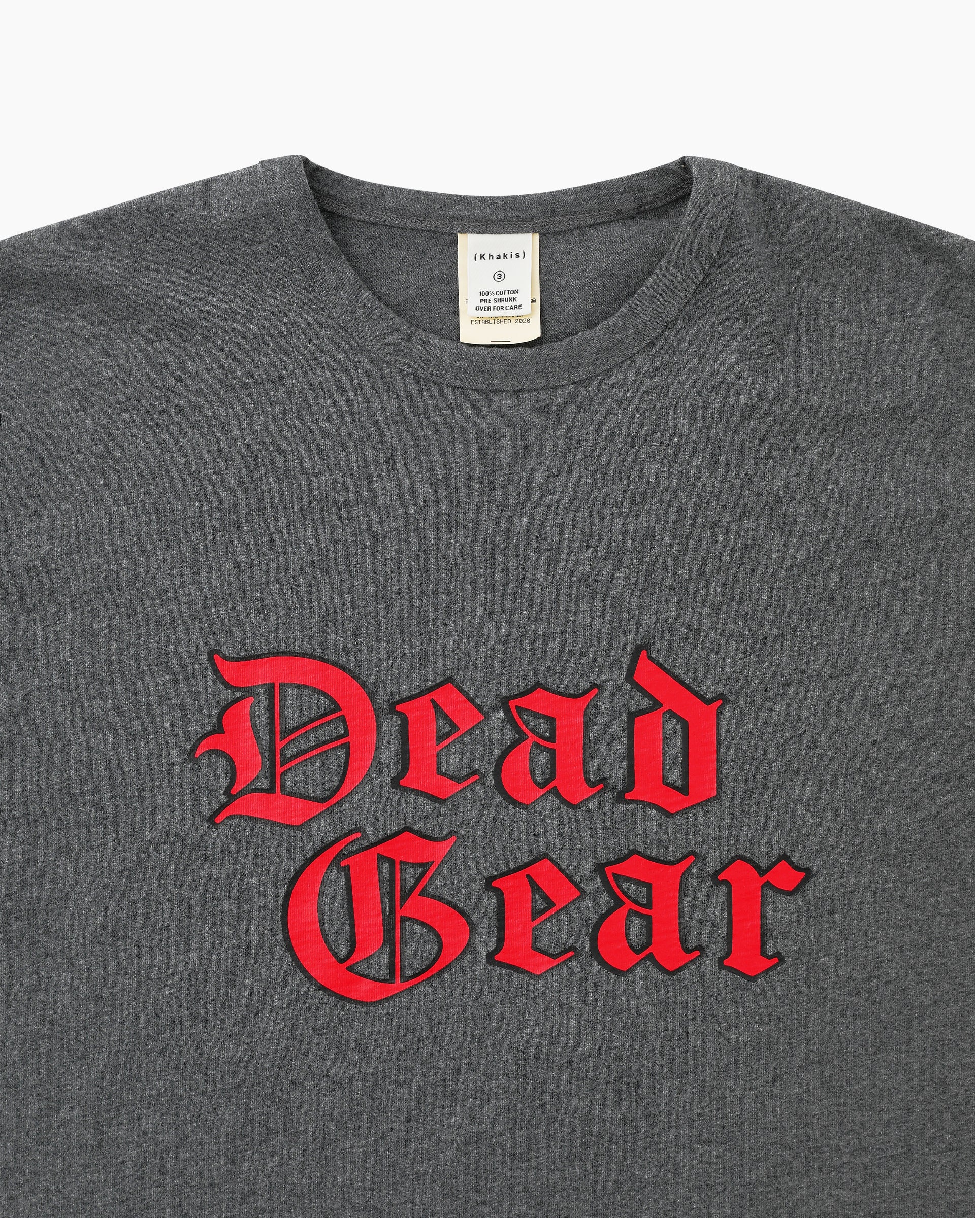 Khakis - Dead Gear Tee (Charcoal) product image 2 | TRAB K-Fashion Australia