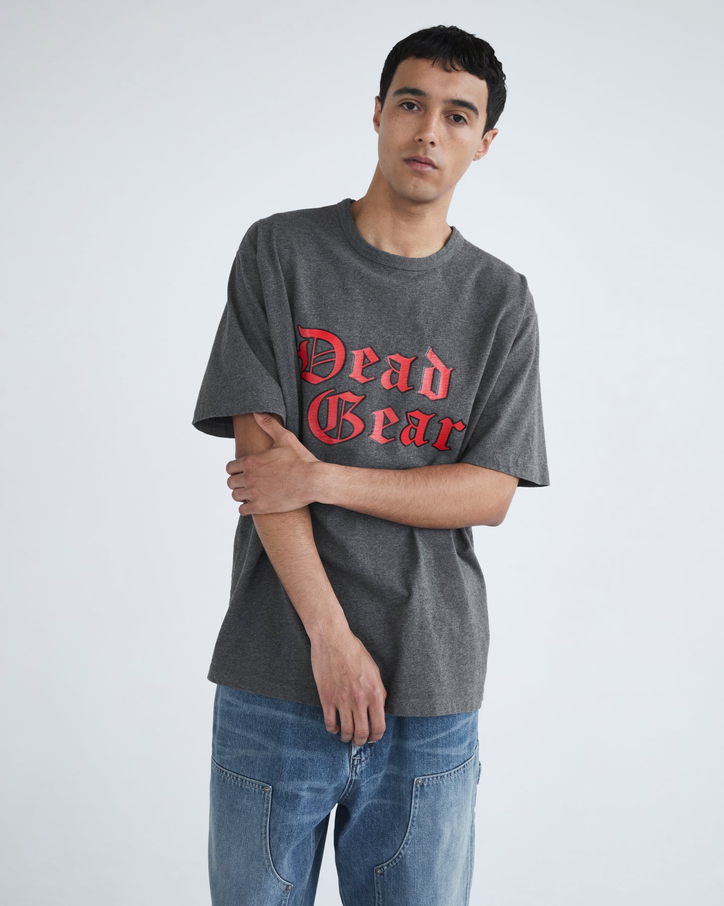 Khakis - Dead Gear Tee (Charcoal) product image 4 | TRAB K-Fashion Australia