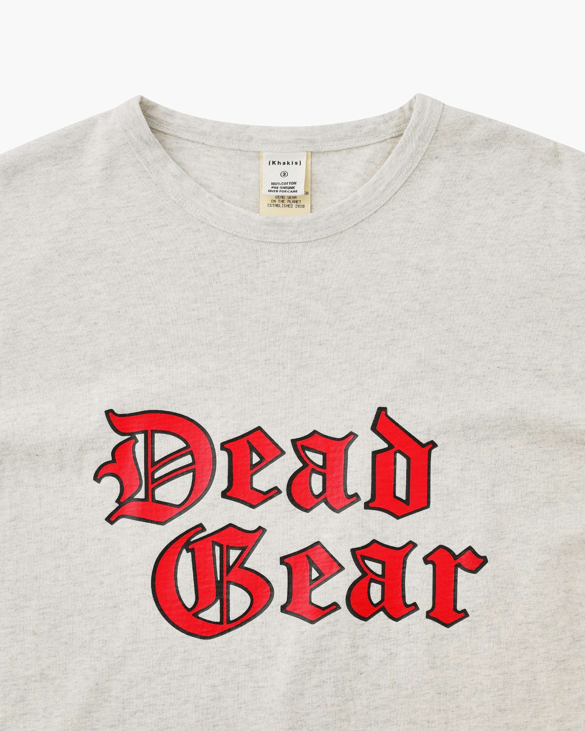 Khakis - Dead Gear Tee (Oatmeal) product image 2 | TRAB K-Fashion Australia