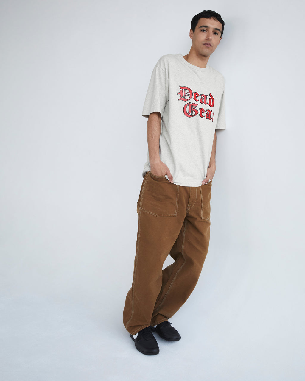 Khakis - Dead Gear Tee (Oatmeal) product image 6 | TRAB K-Fashion Australia