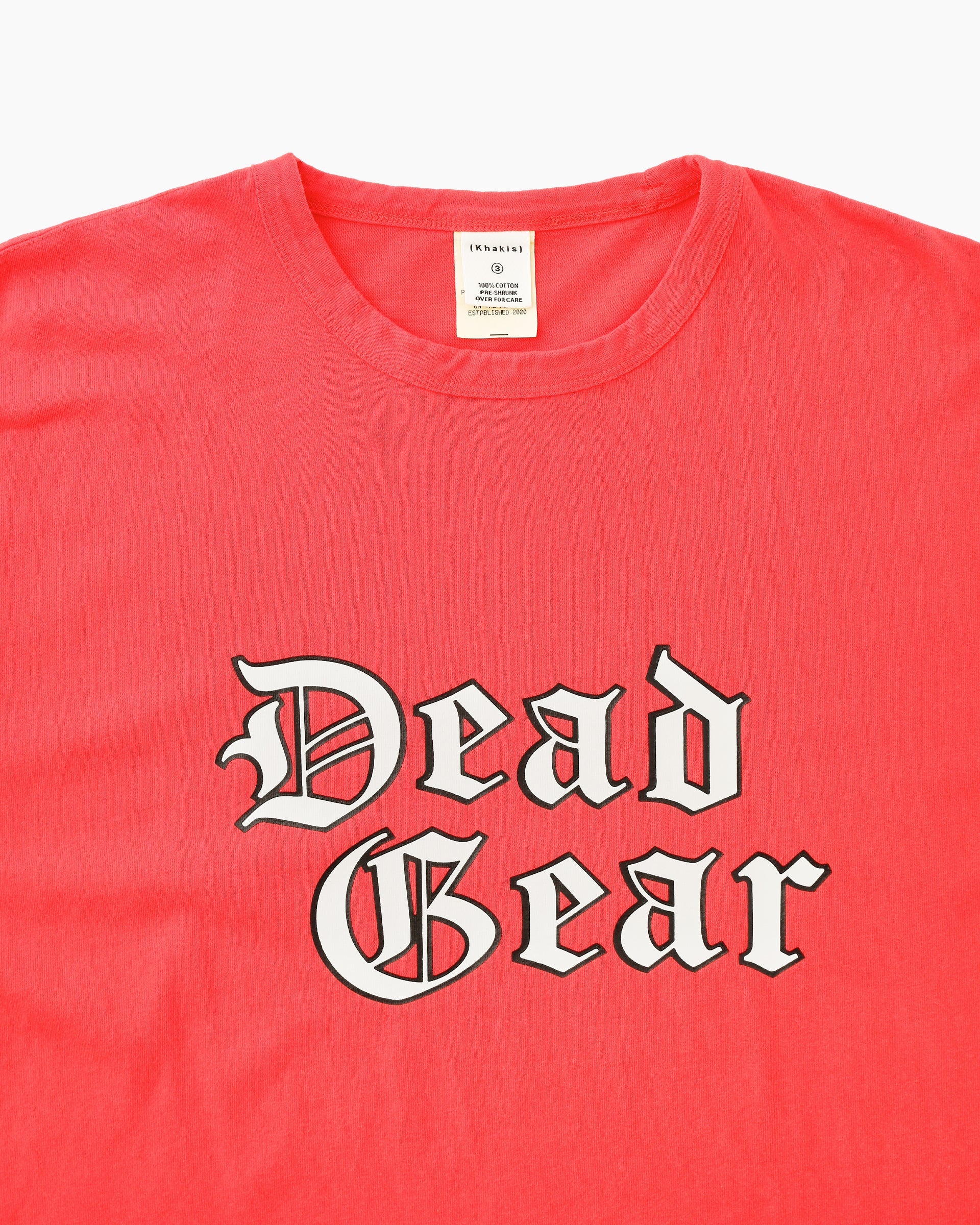 Khakis - Dead Gear Tee (Red) product image 2 | TRAB K-Fashion Australia