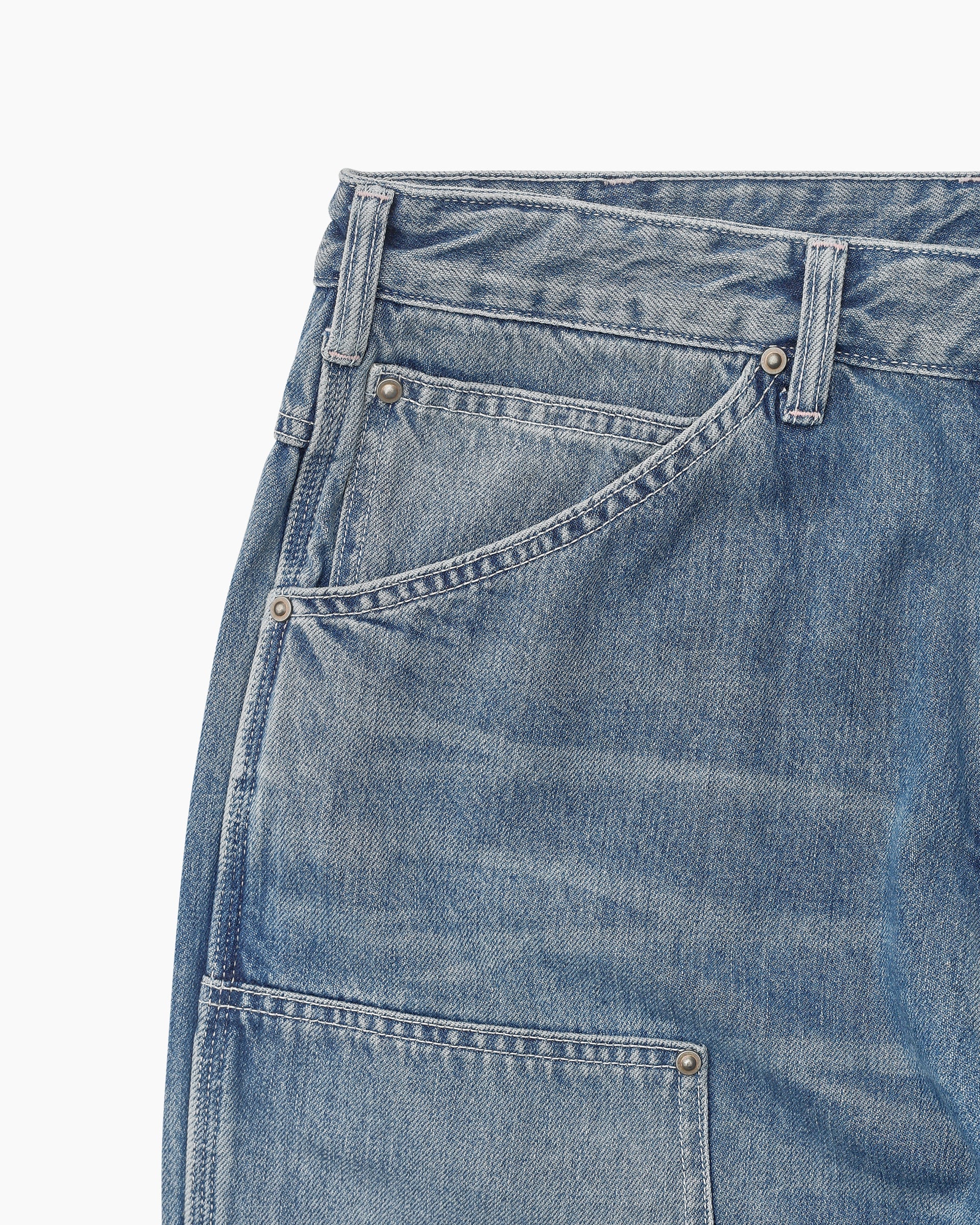 Khakis - Denim Carpenter Pant (Mid Blue) product image 3 | TRAB K-Fashion Australia