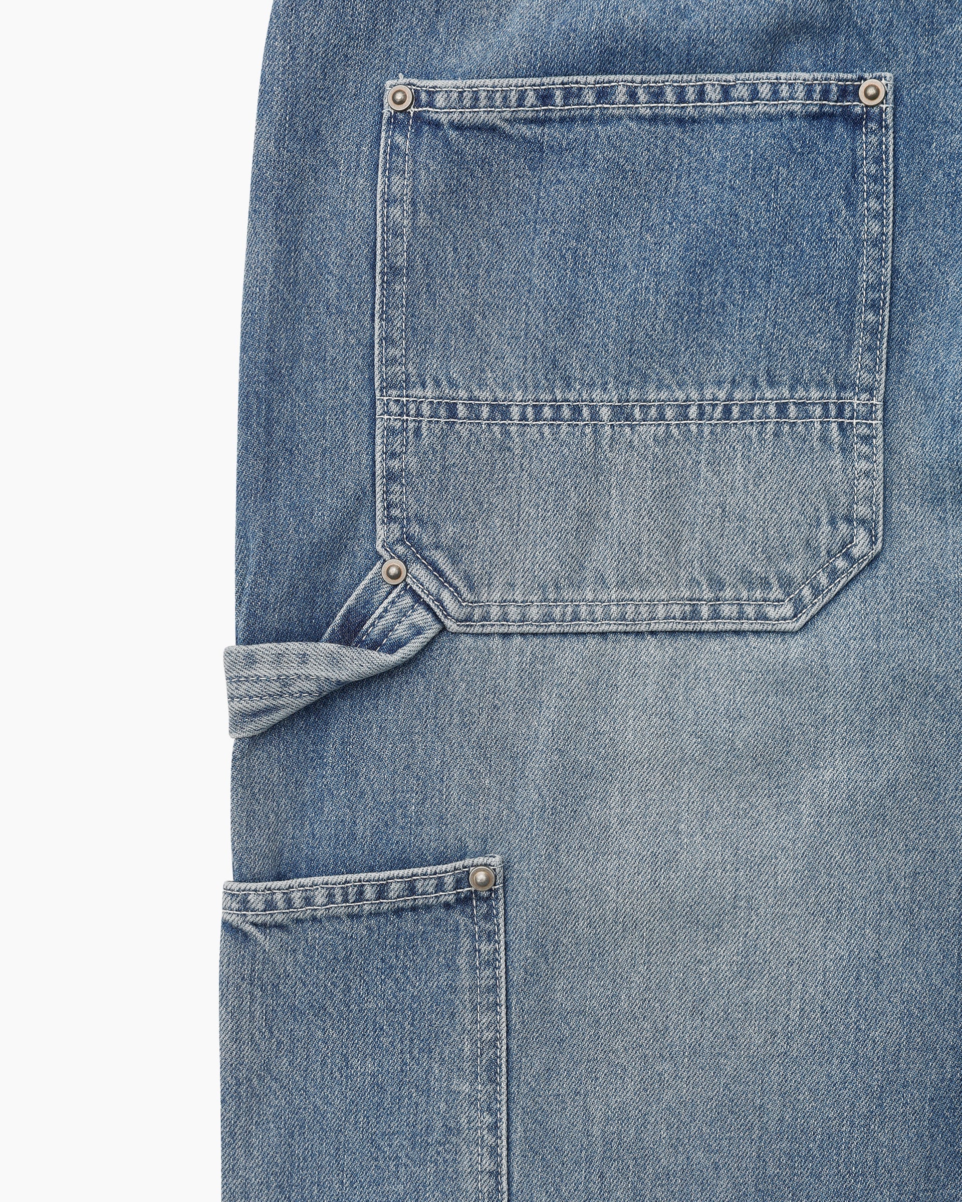 Khakis - Denim Carpenter Pant (Mid Blue) product image 4 | TRAB K-Fashion Australia