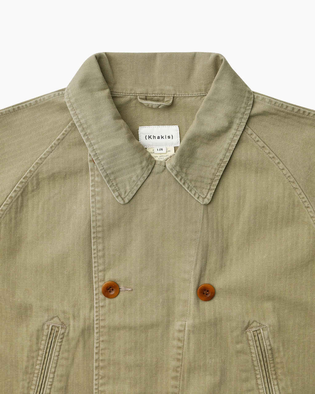 Khakis - Double Chore Coat (Khaki) product image 2 | TRAB K-Fashion Australia