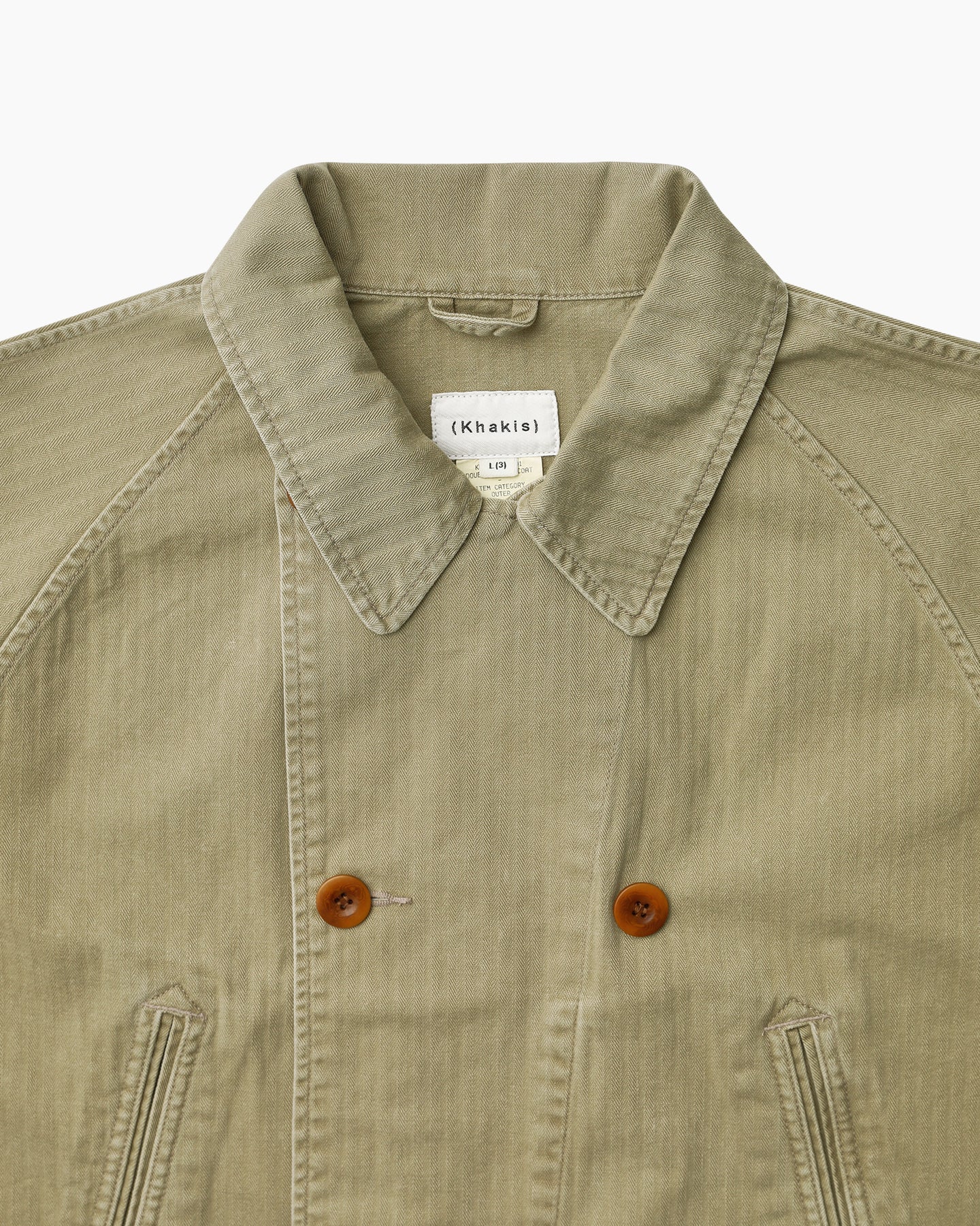 Khakis - Double Chore Coat (Khaki) product image 2 | TRAB K-Fashion Australia