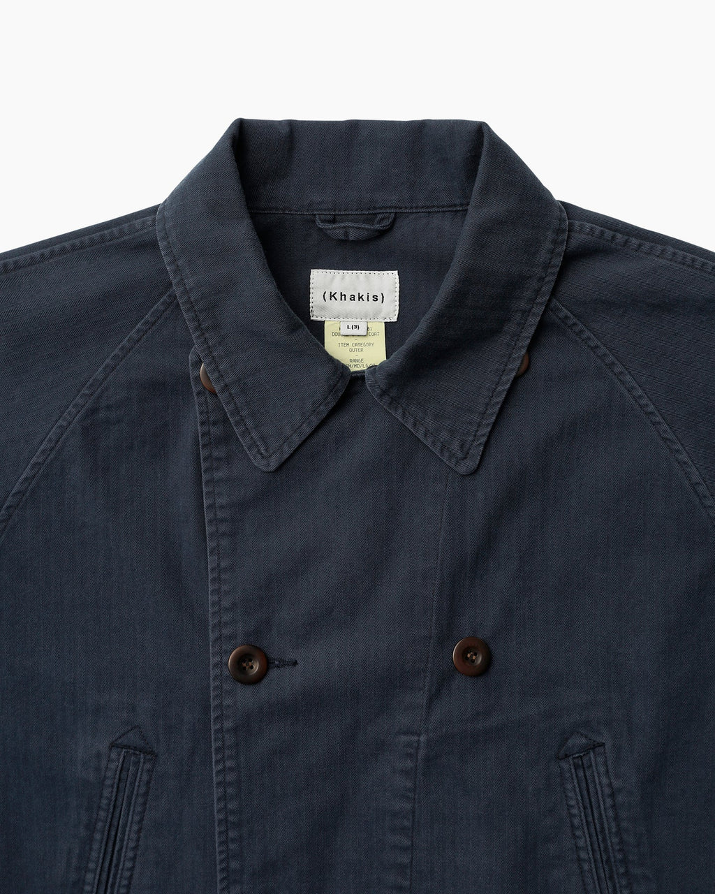 Khakis - Double Chore Coat (Navy) product image 2 | TRAB K-Fashion Australia
