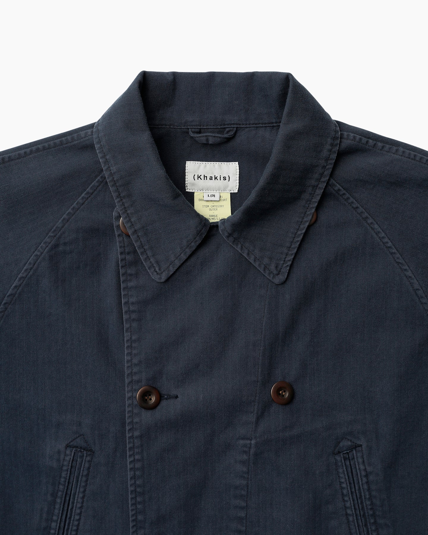 Khakis - Double Chore Coat (Navy) product image 2 | TRAB K-Fashion Australia