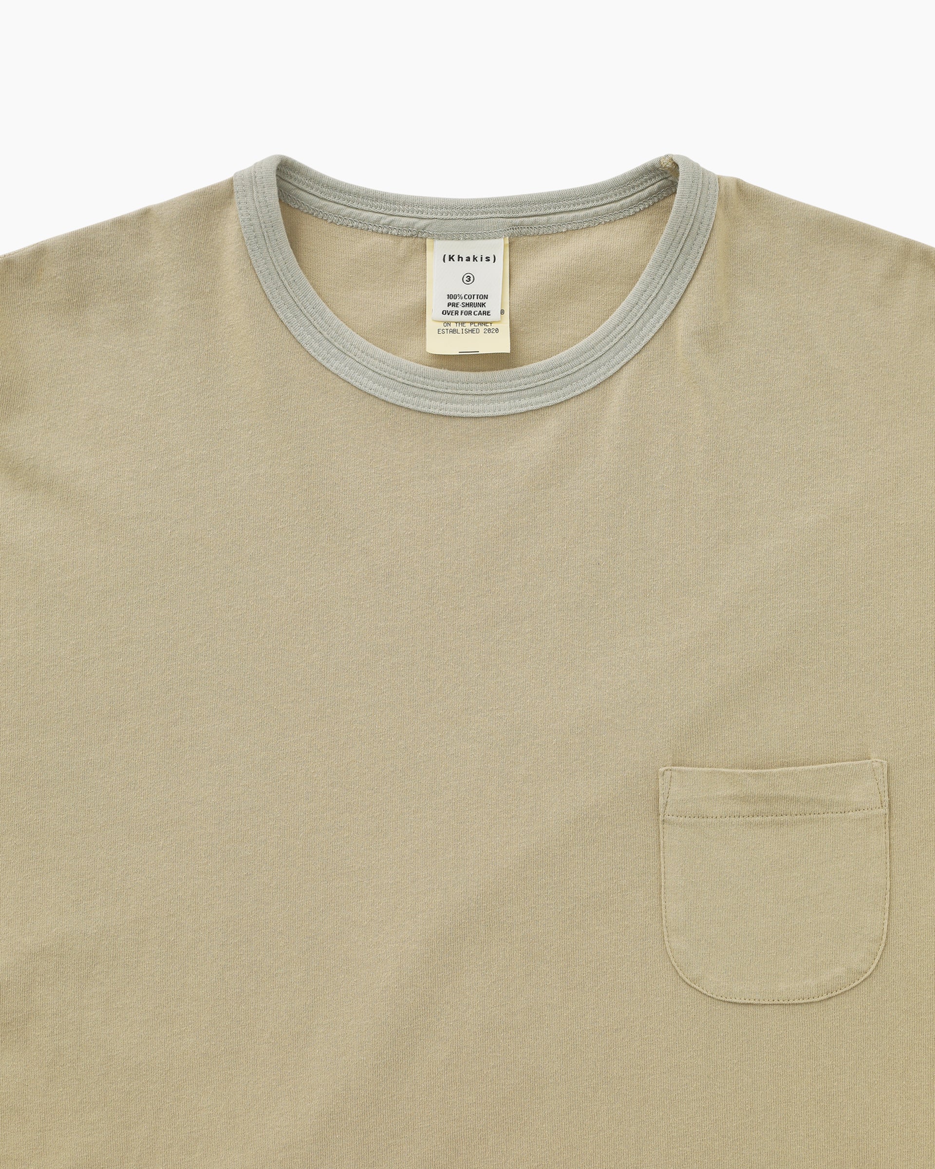 Khakis - Faded Club Tee (Beige) product image 2 | TRAB K-Fashion Australia