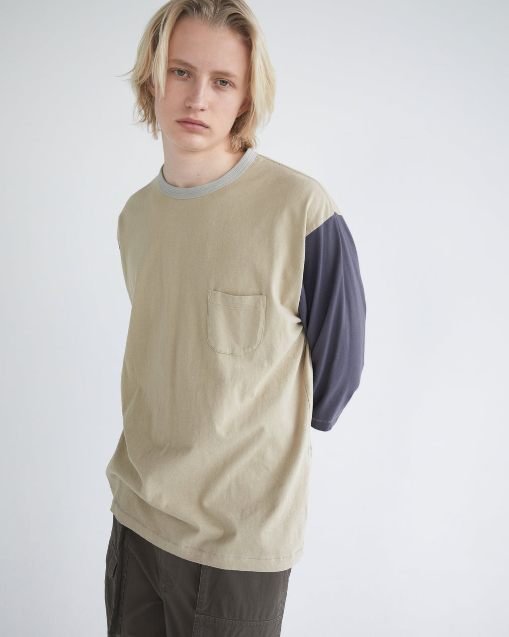 Khakis - Faded Club Tee (Beige) product image 5 | TRAB K-Fashion Australia