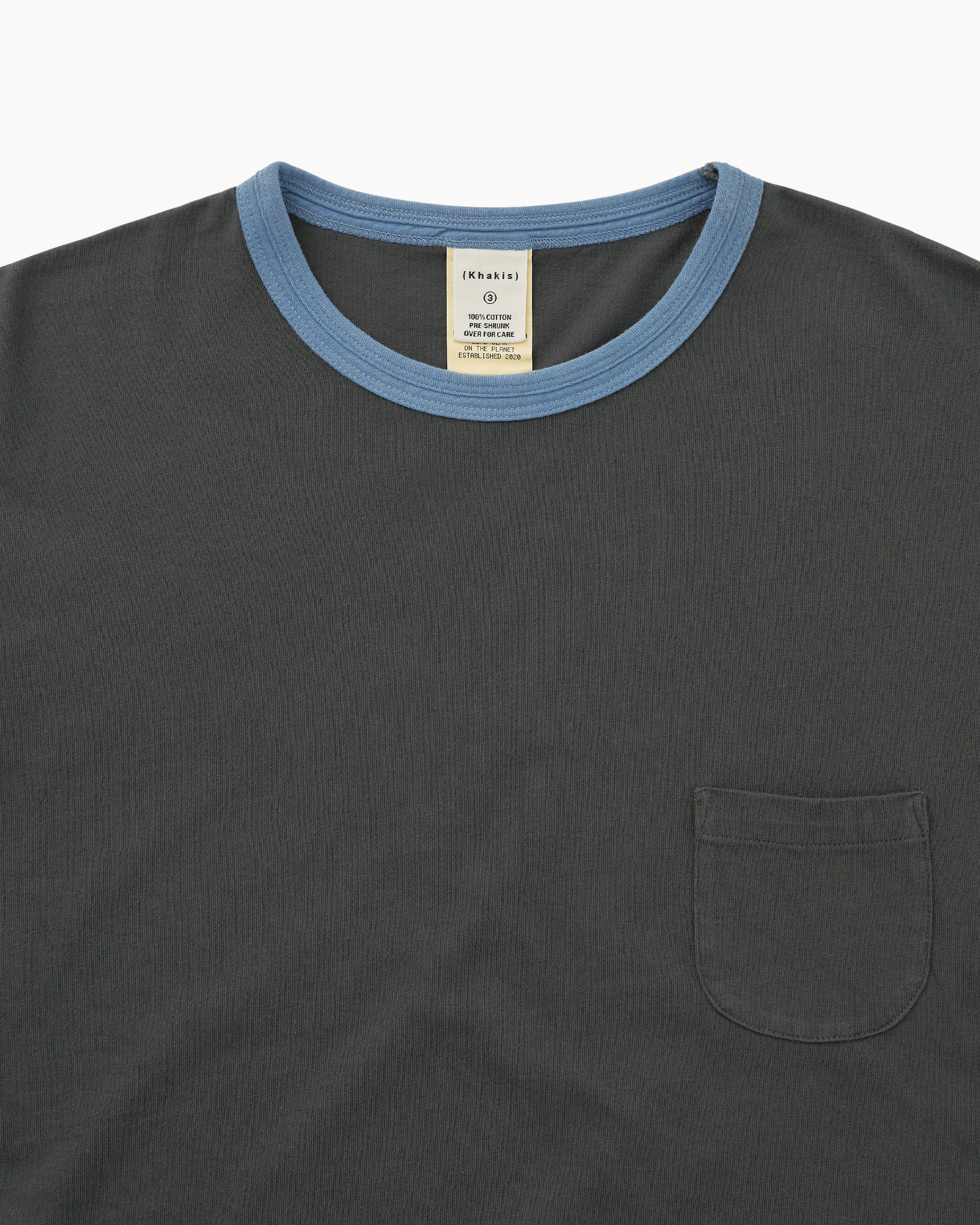 Khakis - Faded Club Tee (Charcoal) product image 2 | TRAB K-Fashion Australia