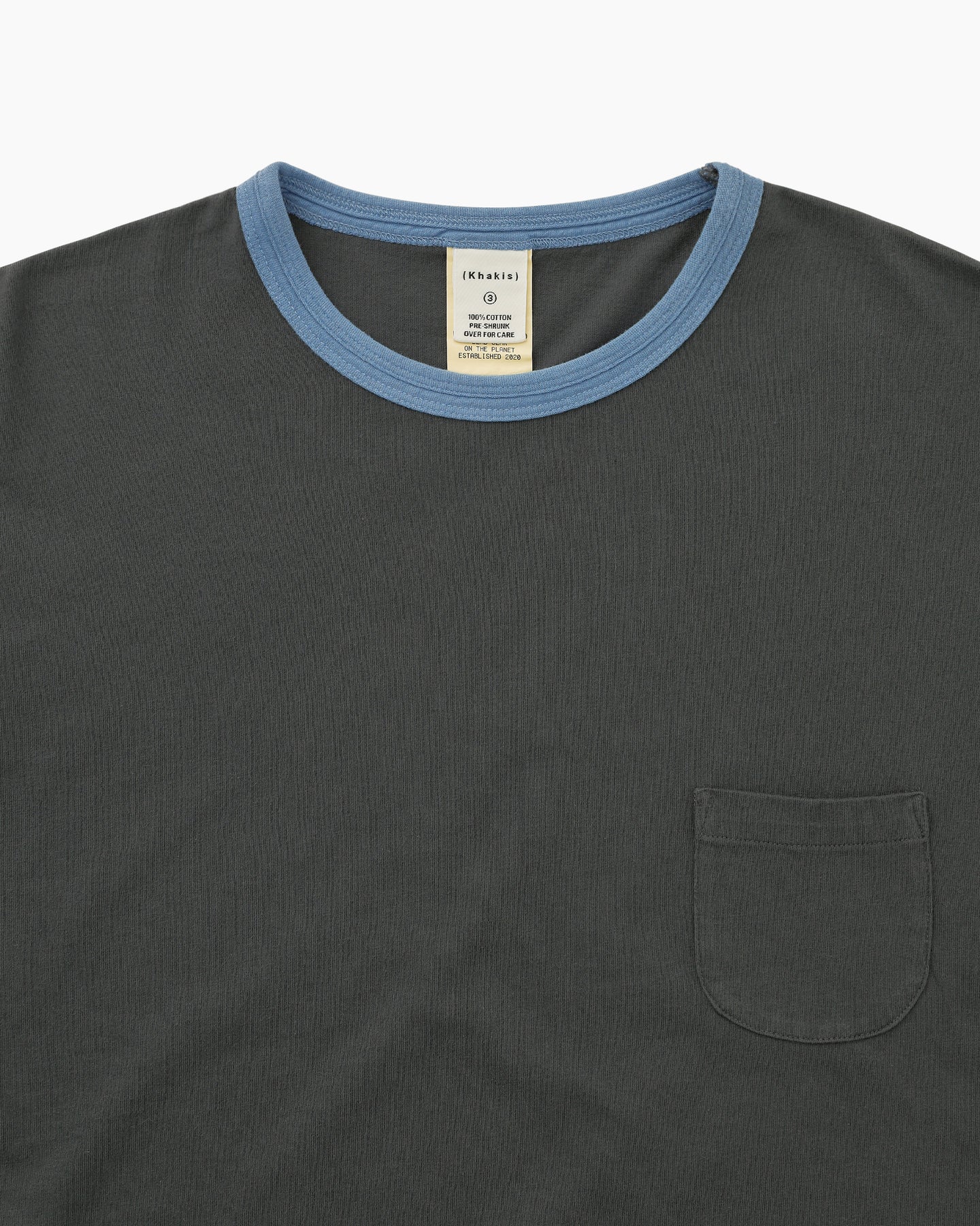 Khakis - Faded Club Tee (Charcoal) product image 2 | TRAB K-Fashion Australia