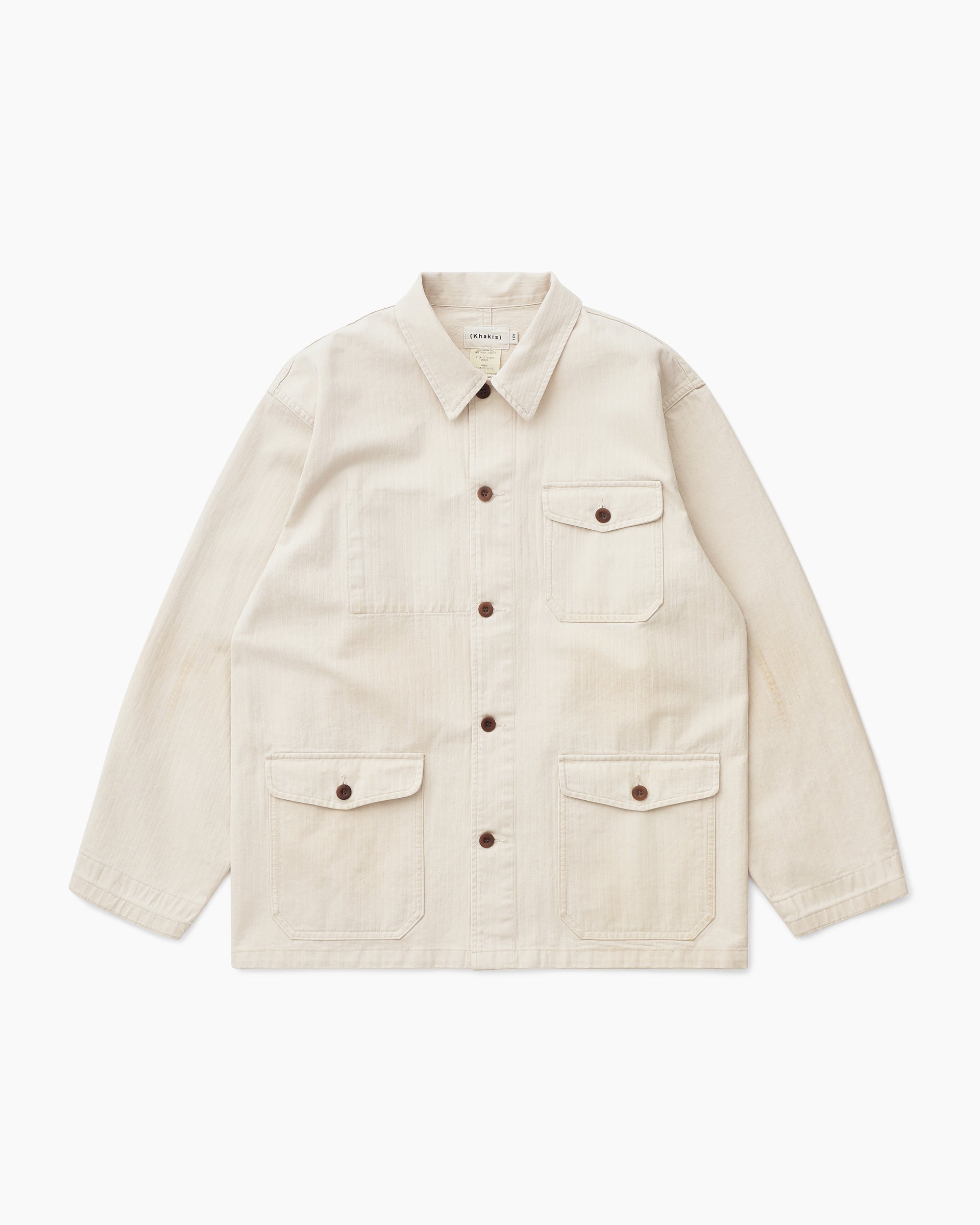 Khakis - Hbt Port Jacket (Ecru) product image 1 | TRAB K-Fashion Australia