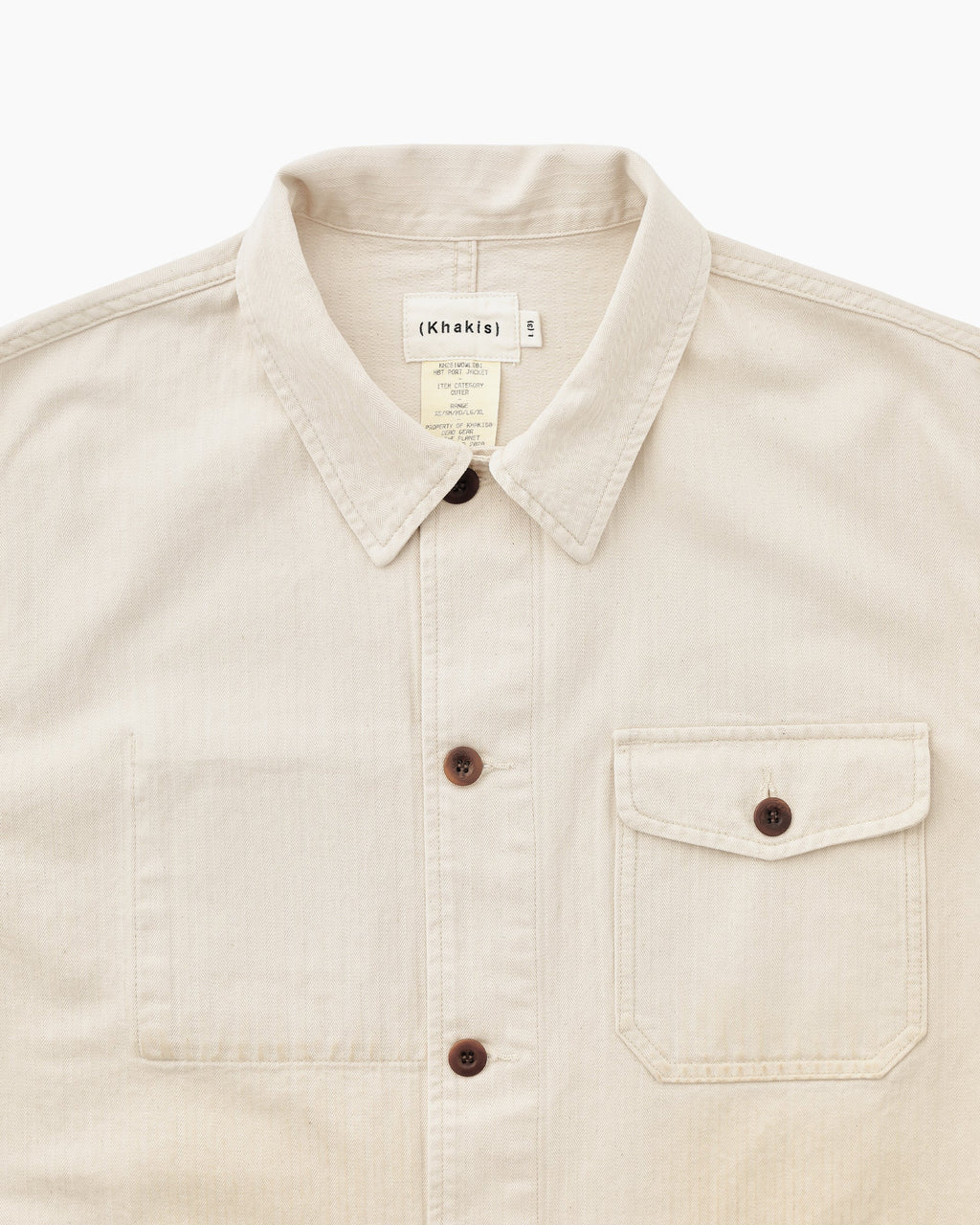 Khakis - Hbt Port Jacket (Ecru) product image 2 | TRAB K-Fashion Australia