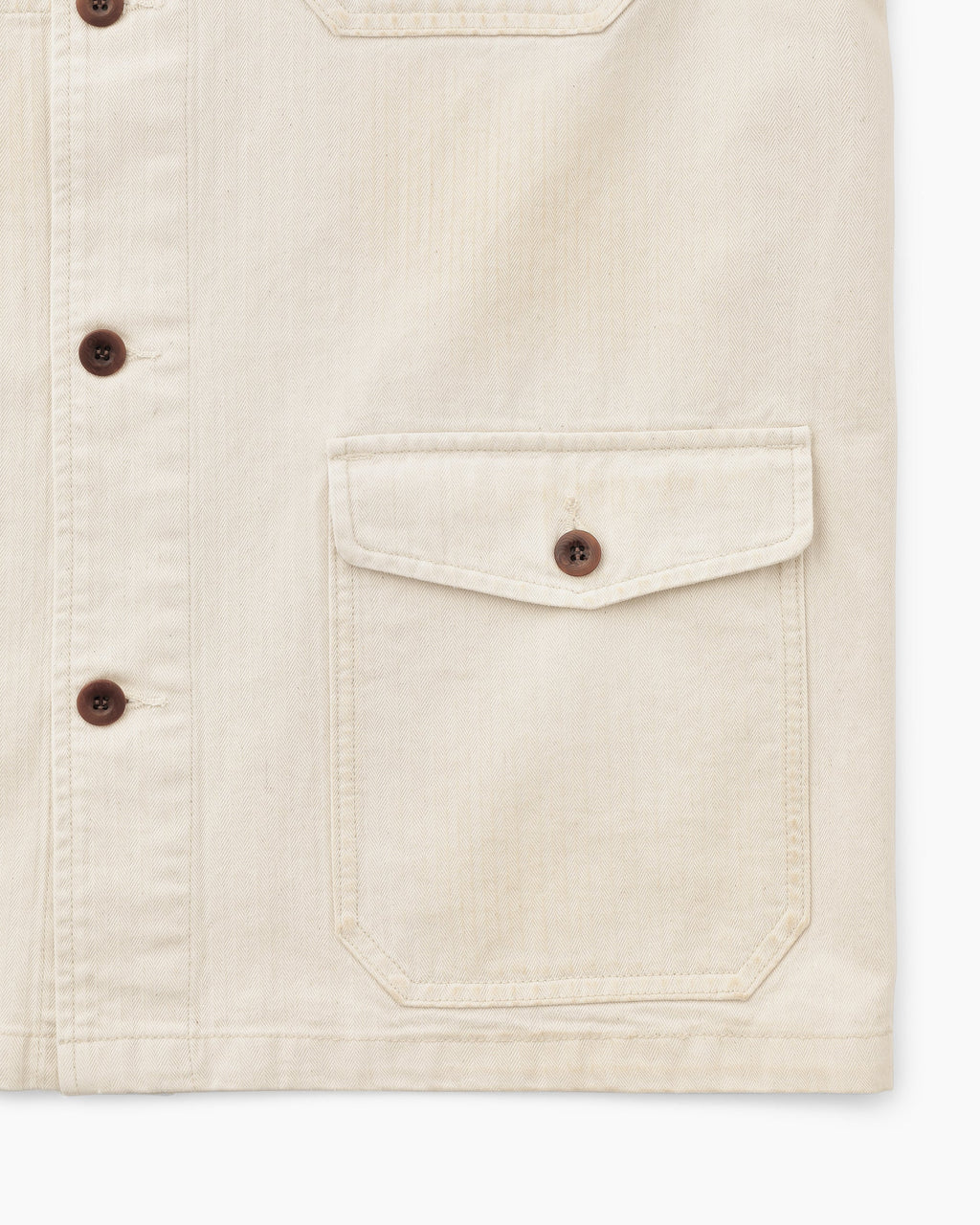 Khakis - Hbt Port Jacket (Ecru) product image 3 | TRAB K-Fashion Australia