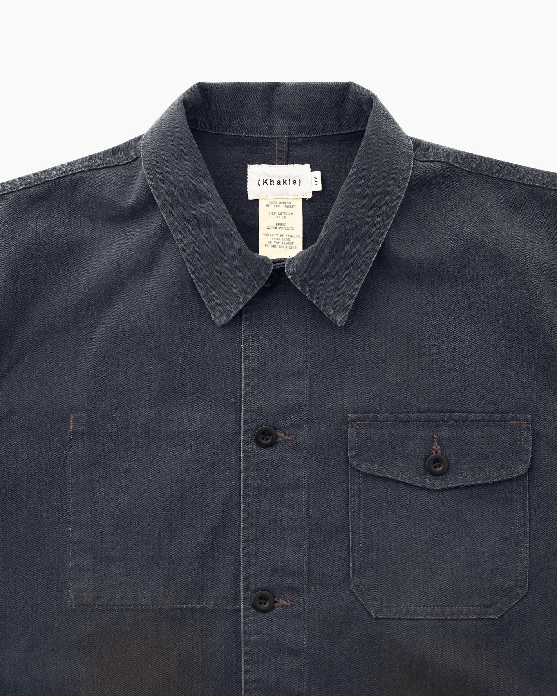 Khakis - Hbt Port Jacket (Navy) product image 2 | TRAB K-Fashion Australia