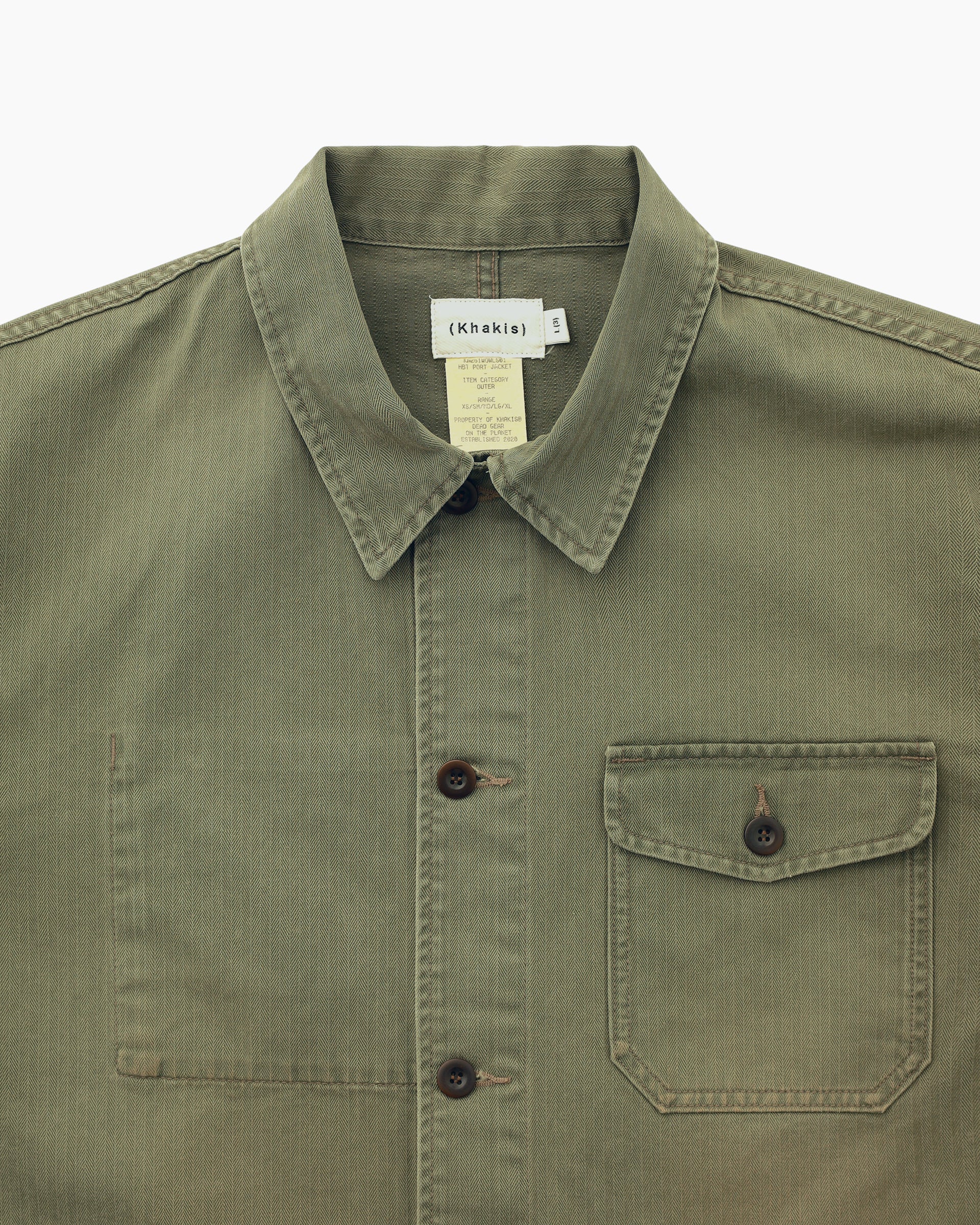 Khakis - Hbt Port Jacket (Olive) product image 2 | TRAB K-Fashion Australia