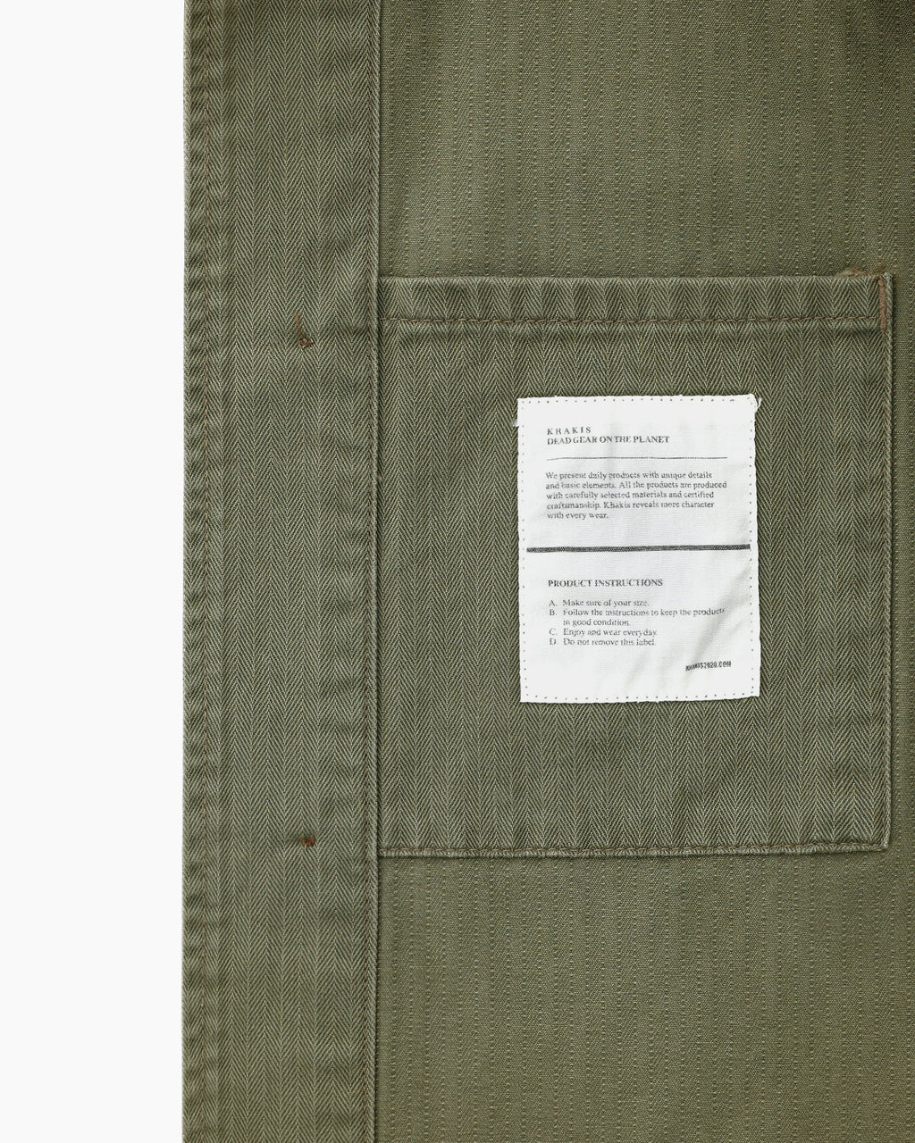 Khakis - Hbt Port Jacket (Olive) product image 5 | TRAB K-Fashion Australia